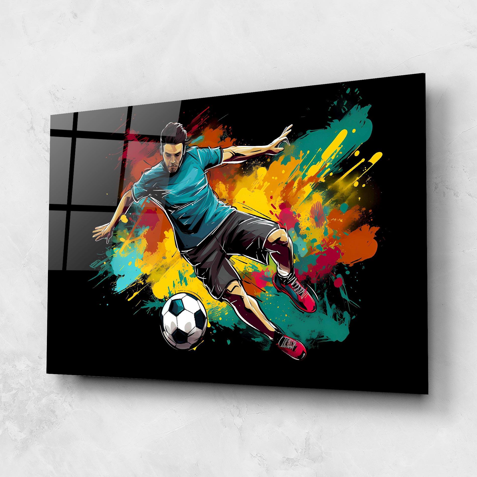 Tablou Sticla Foot Force mockup 1