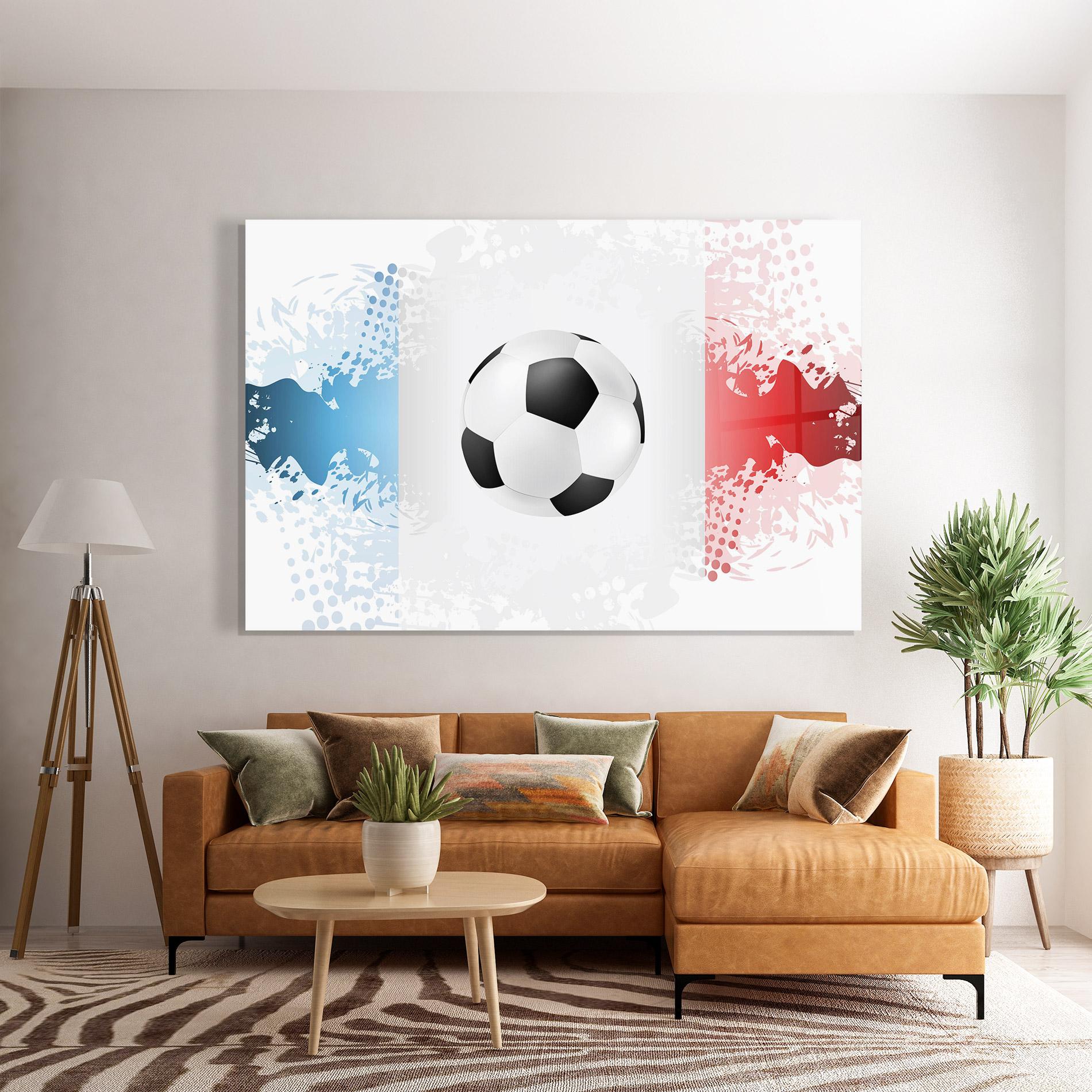 Tablou Sticla France Football mockup 7