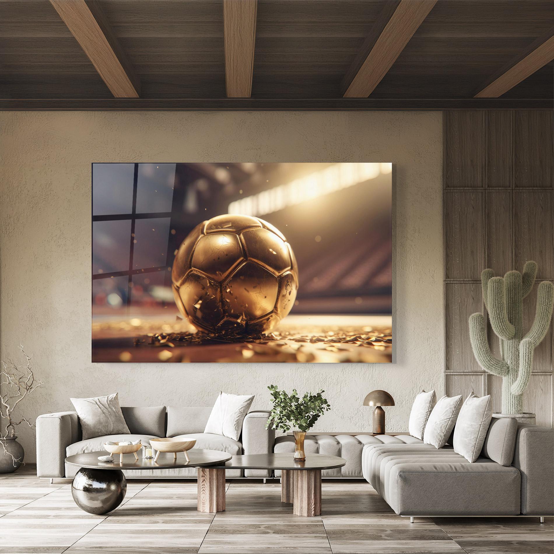 Tablou Sticla Award For Football mockup 8