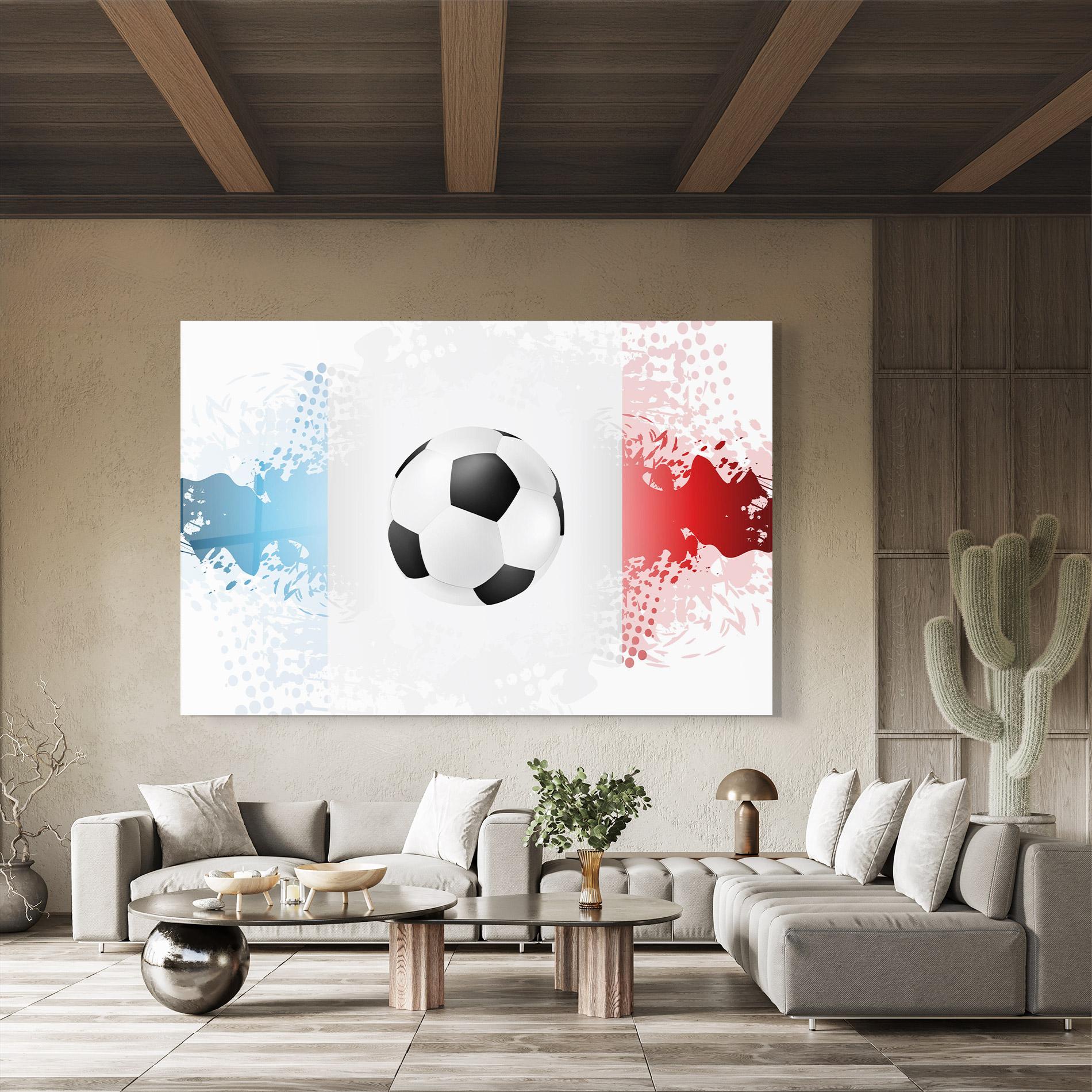 Tablou Sticla France Football mockup 8