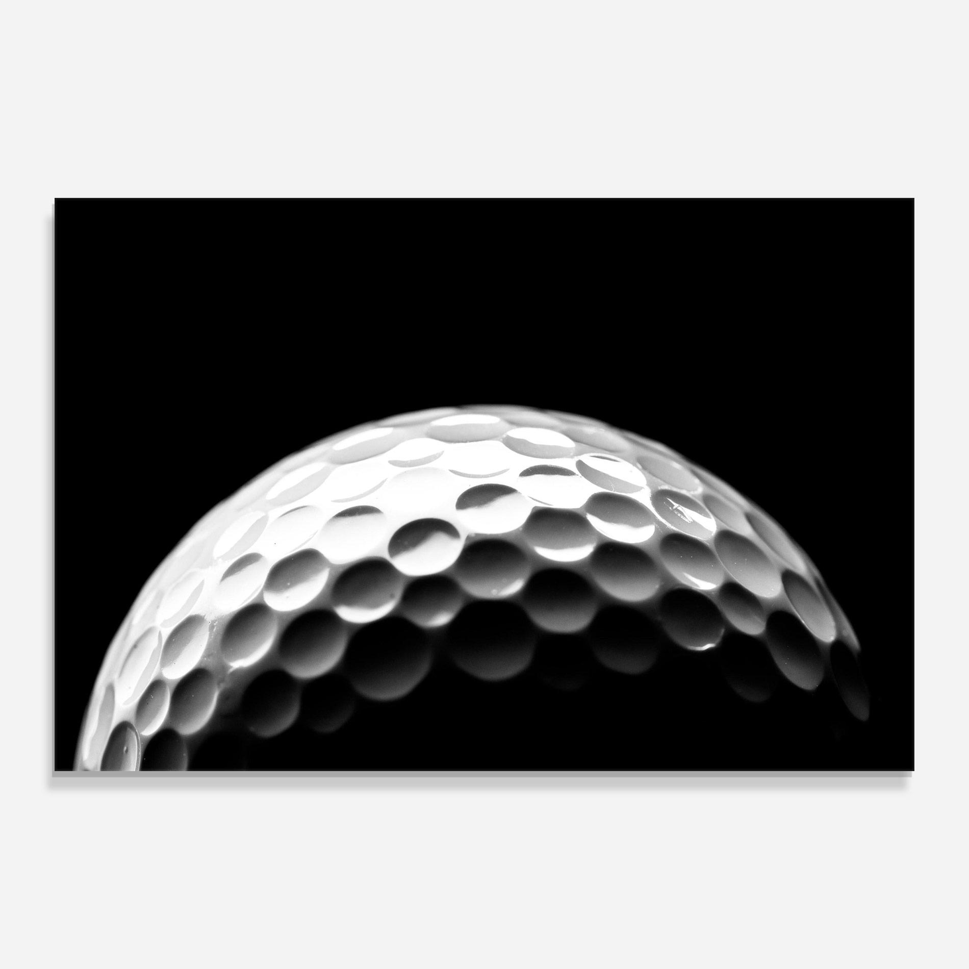 Tablou Sticla Golf Ball Close Up mockup 0