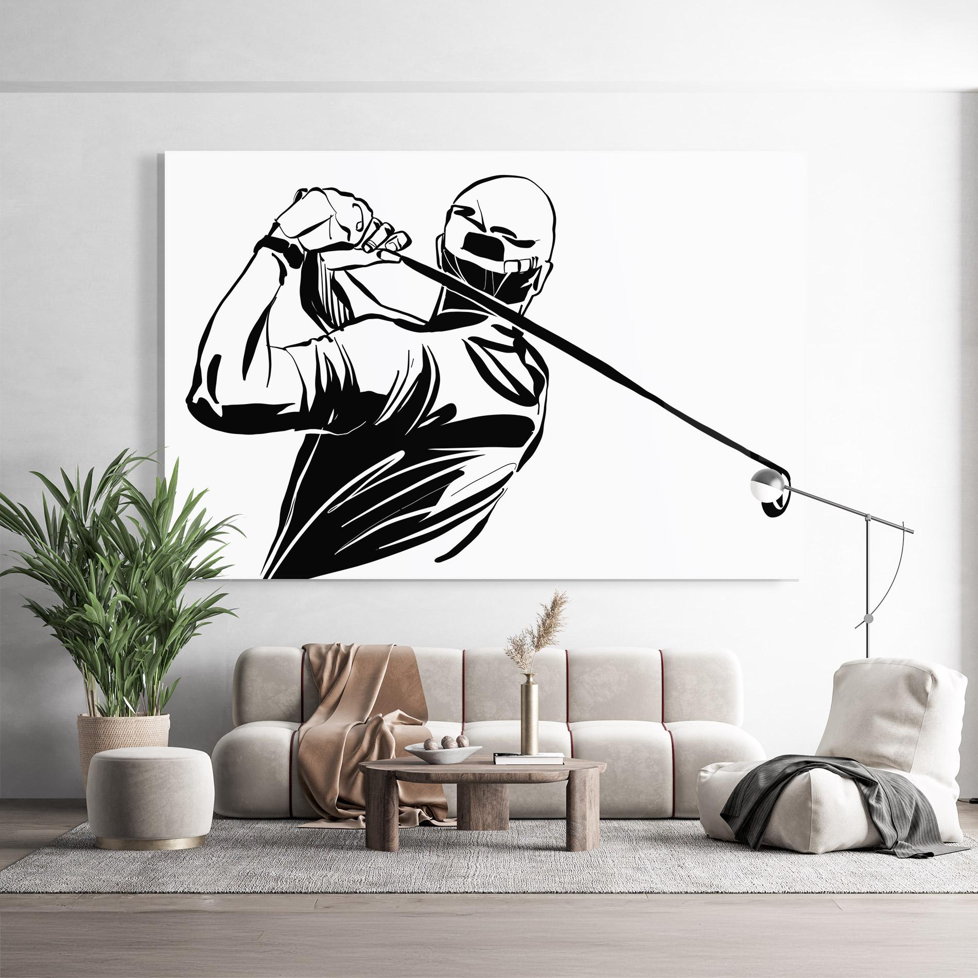 Tablou Sticla Golf Back mockup 9