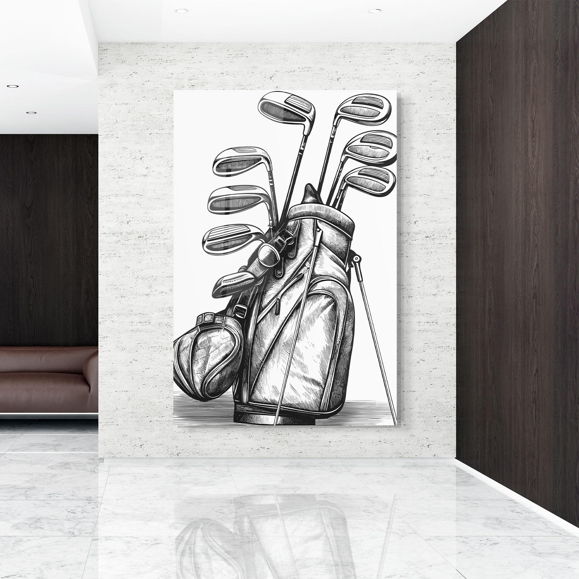Tablou Sticla Golf Club mockup 9