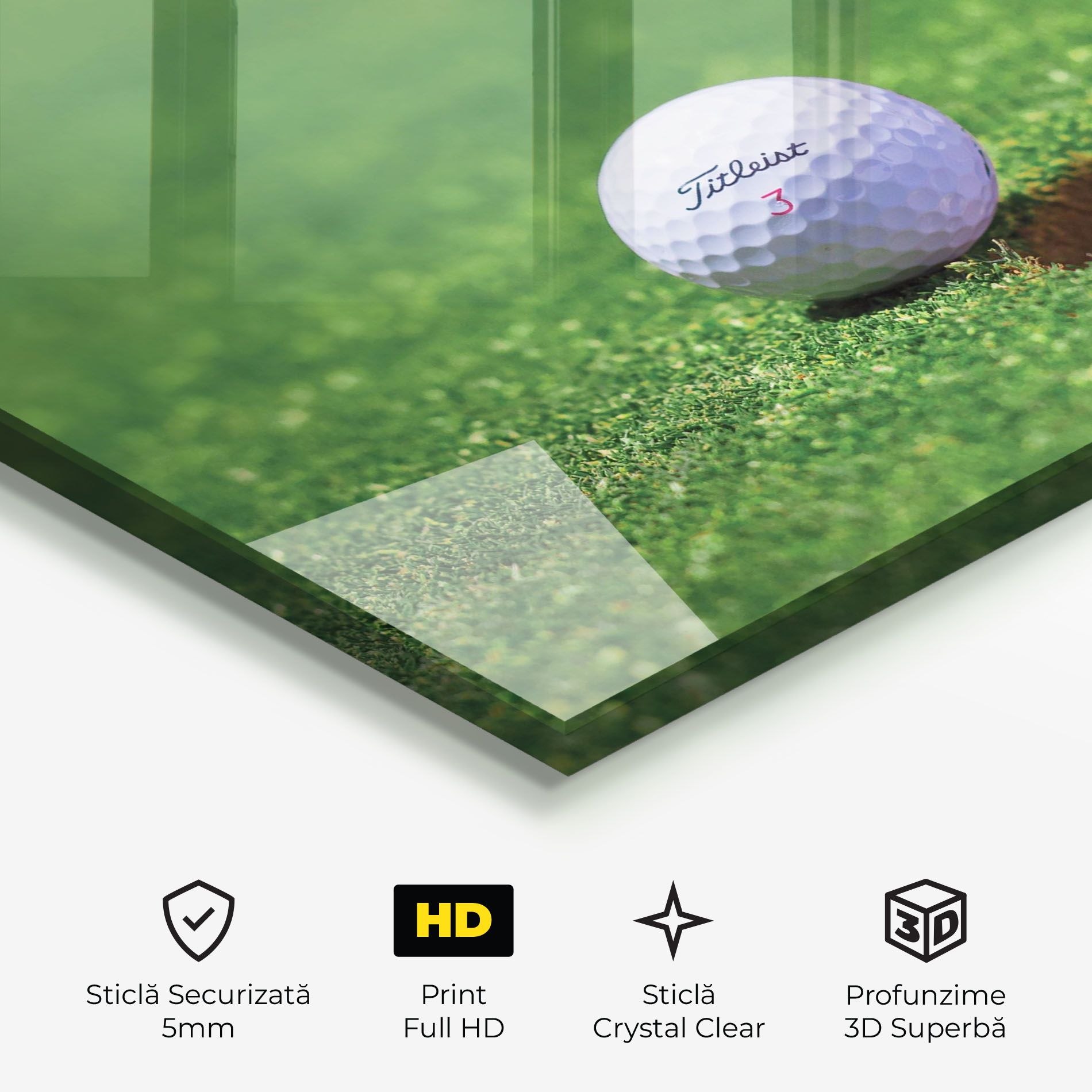 Close To Ball Golf Ball mockup 3