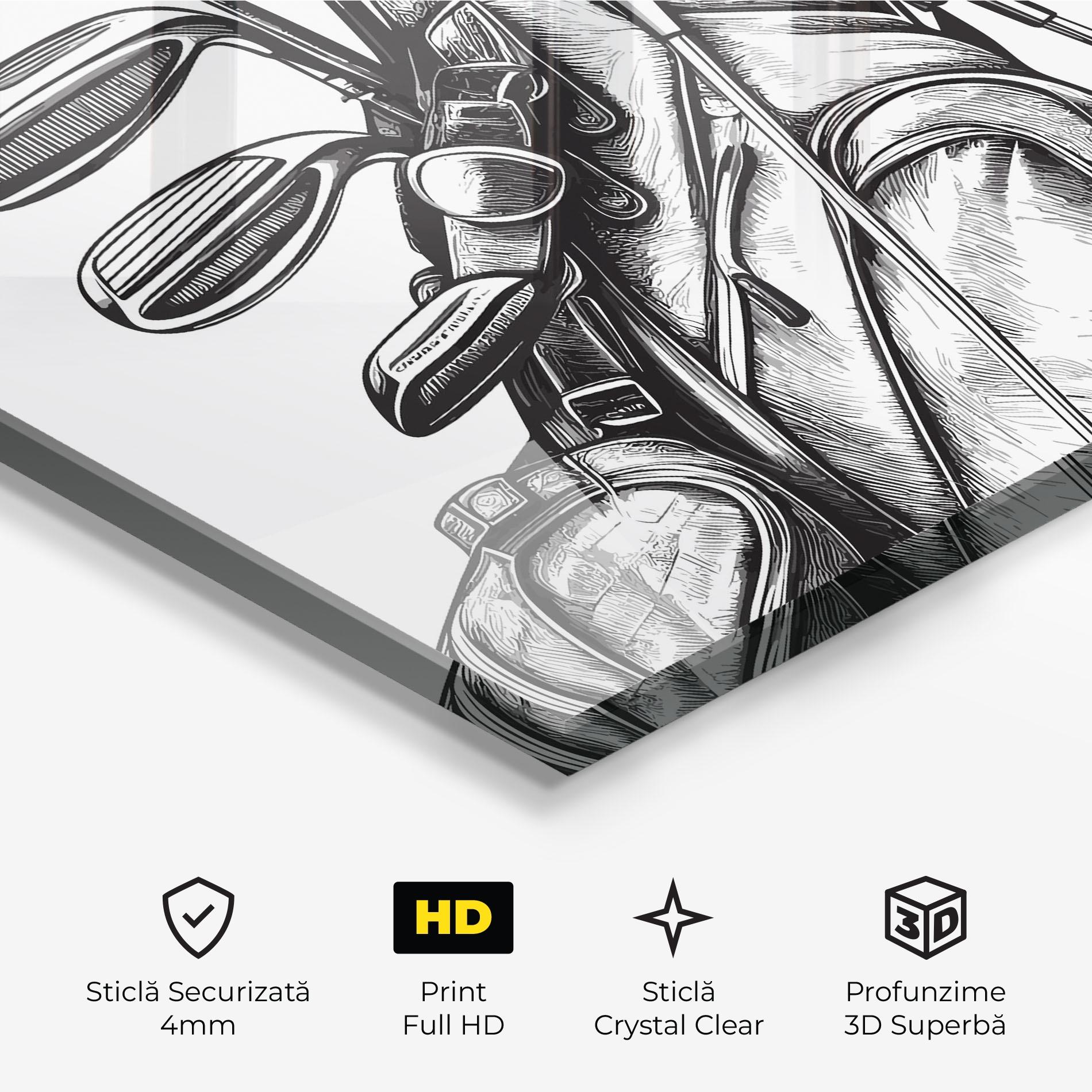 Tablou Sticla Golf Club mockup 3