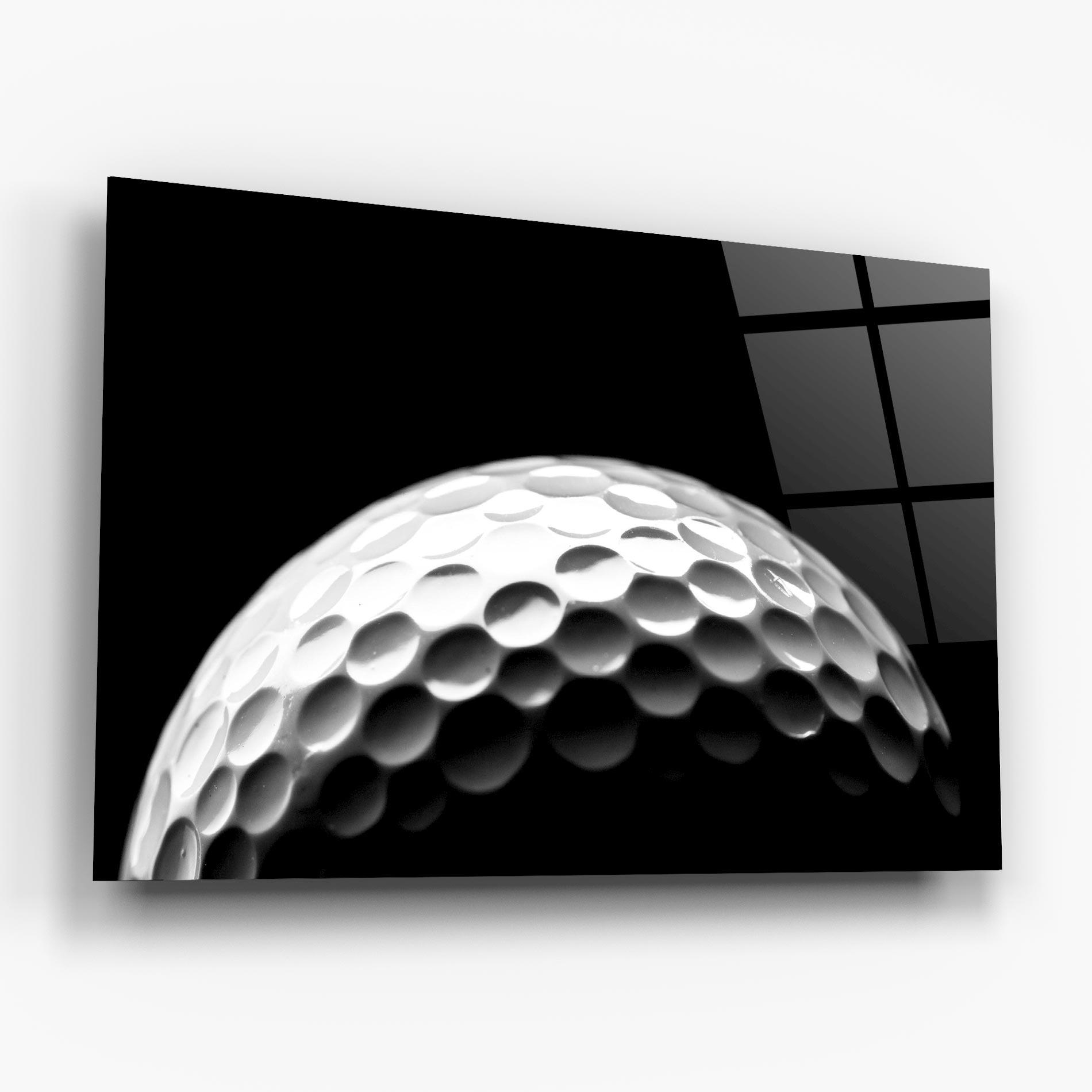 Tablou Sticla Golf Ball Close Up mockup 6