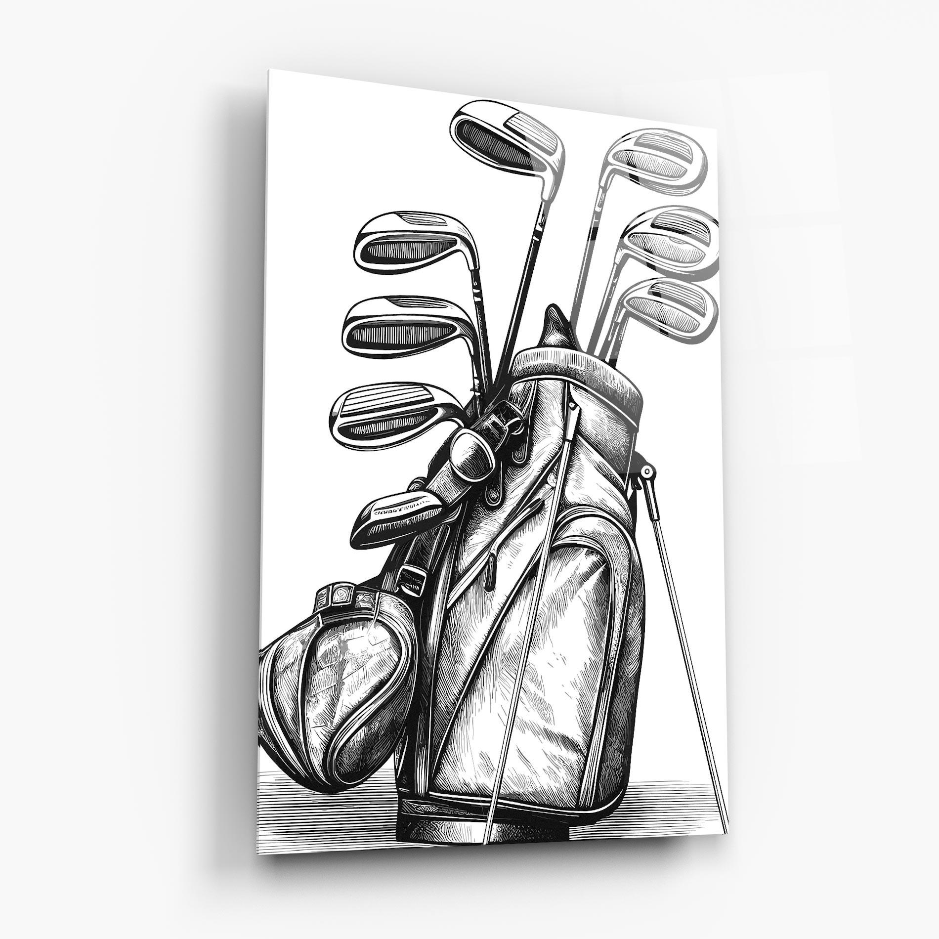 Tablou Sticla Golf Club mockup 6