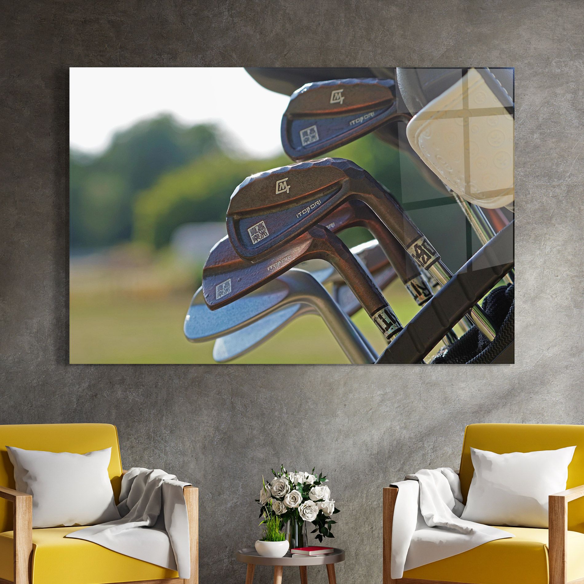 Brown Golf Club mockup 4