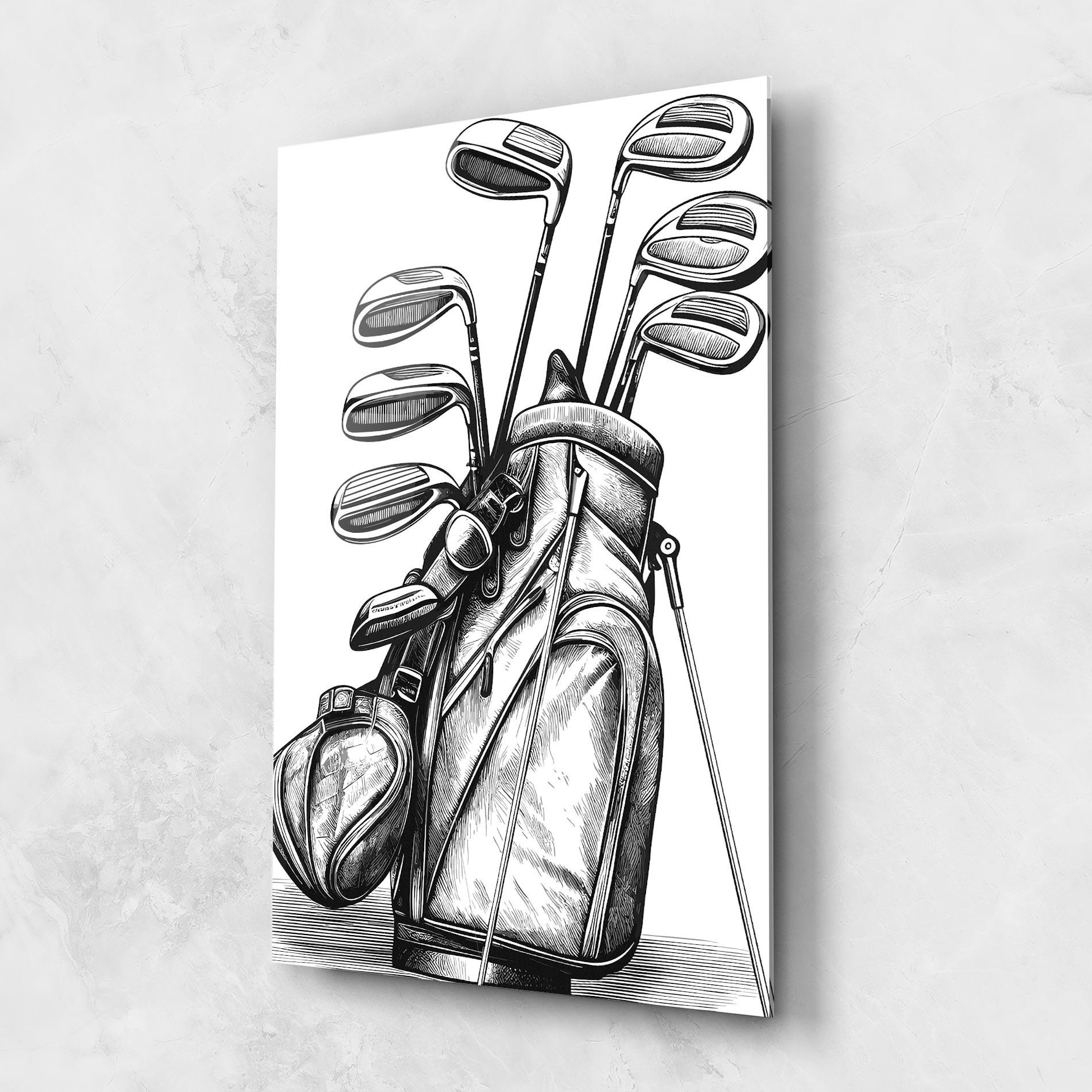Tablou Sticla Golf Club mockup 1