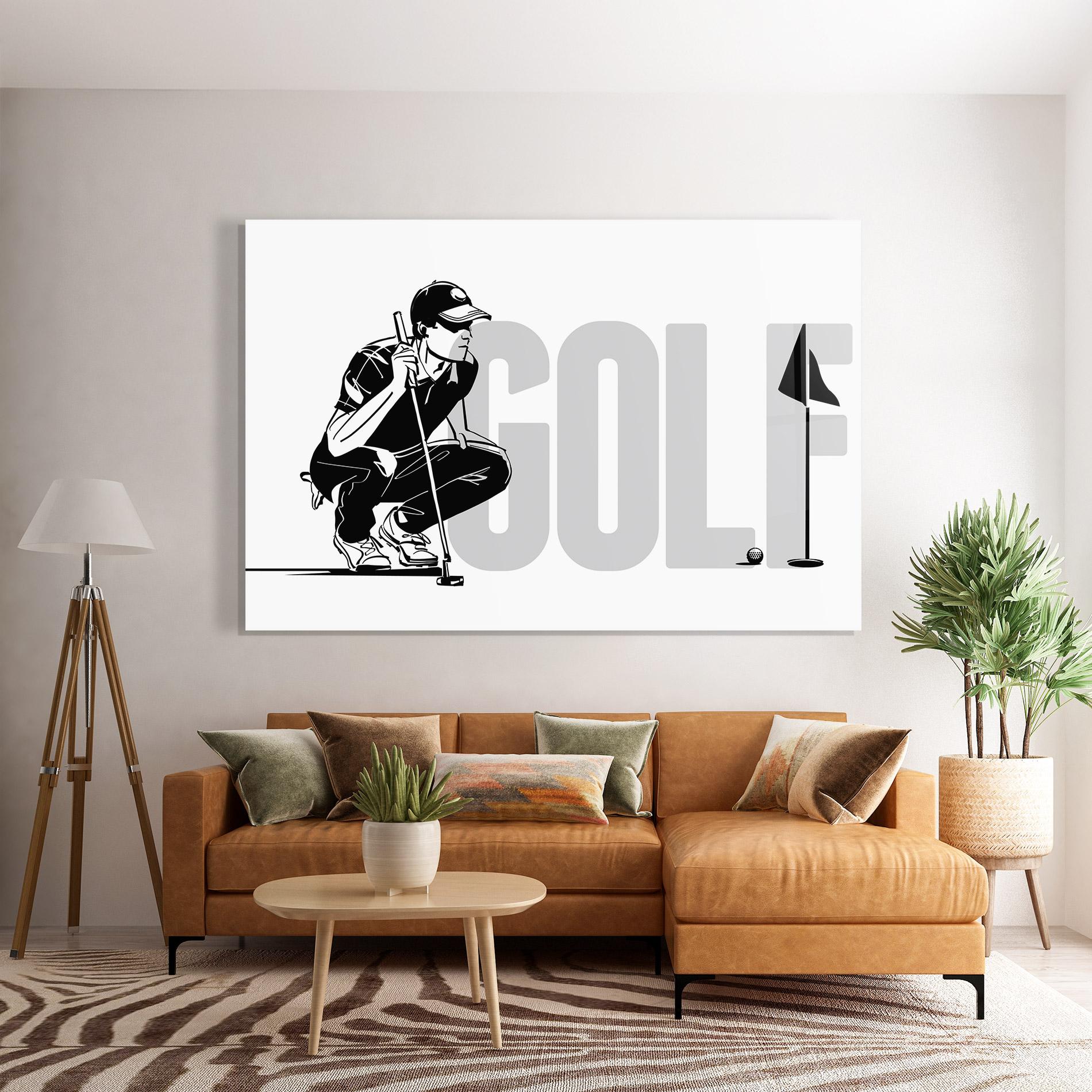 Tablou Sticla Golf mockup 7