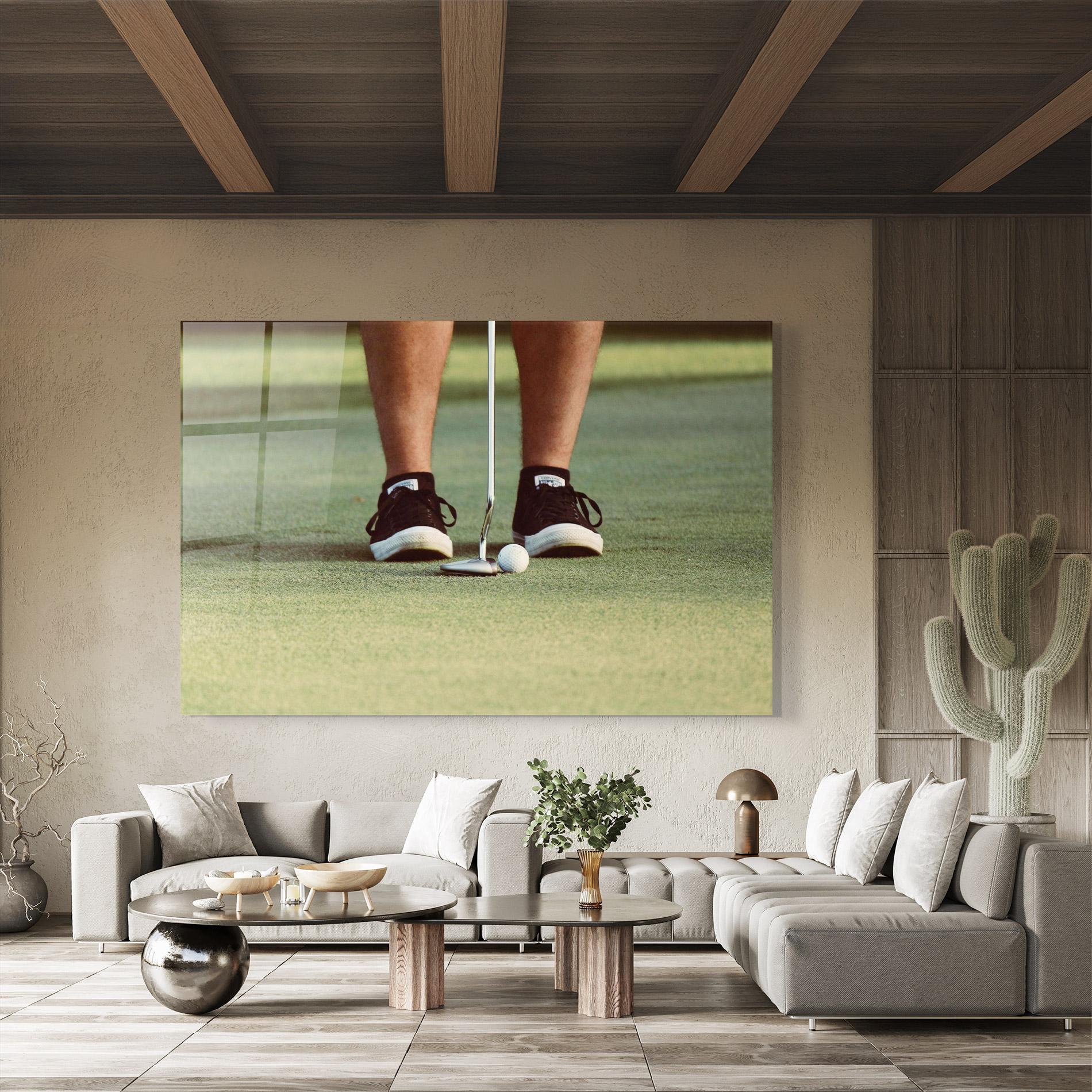 Tablou Sticla Converse Golf Ball mockup 8