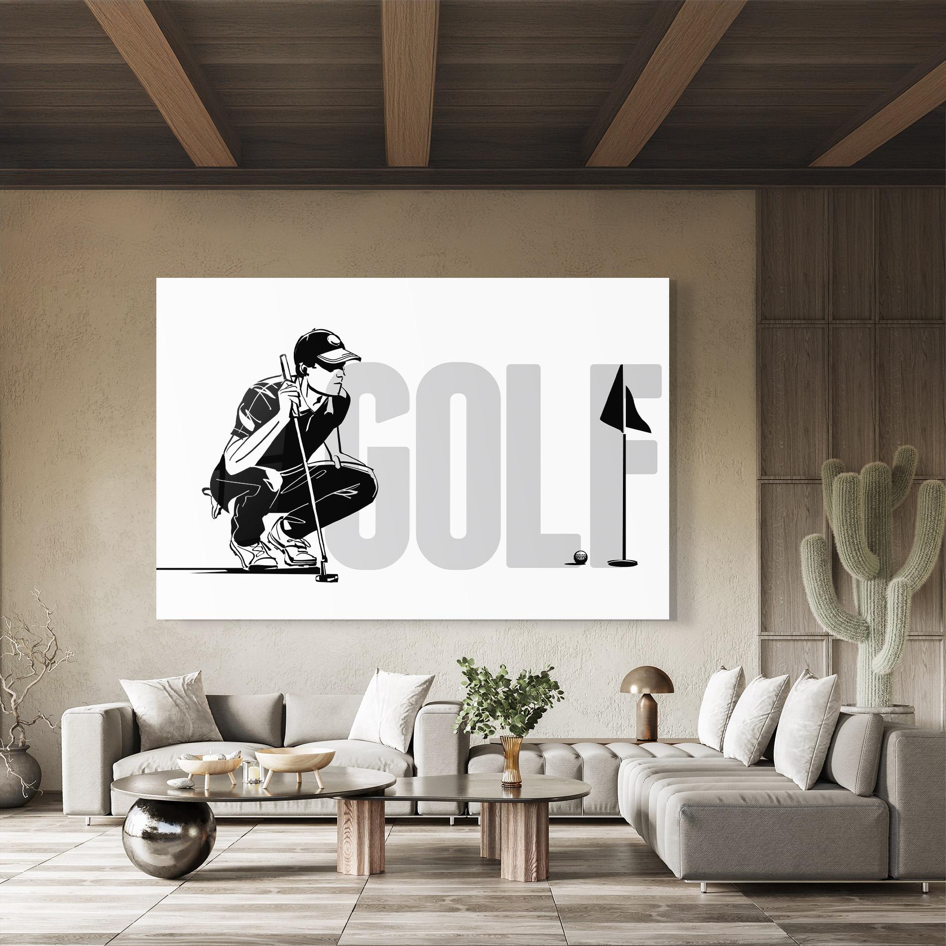 Tablou Sticla Golf mockup 8