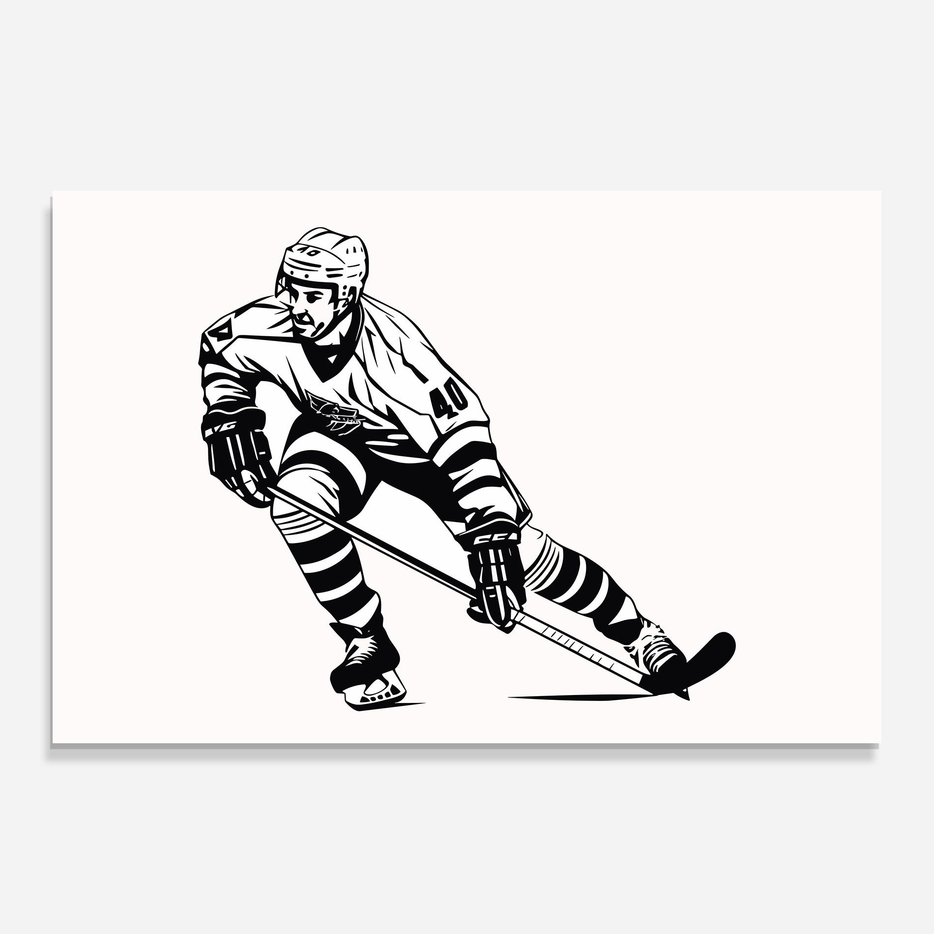 Hockey Player mockup 0