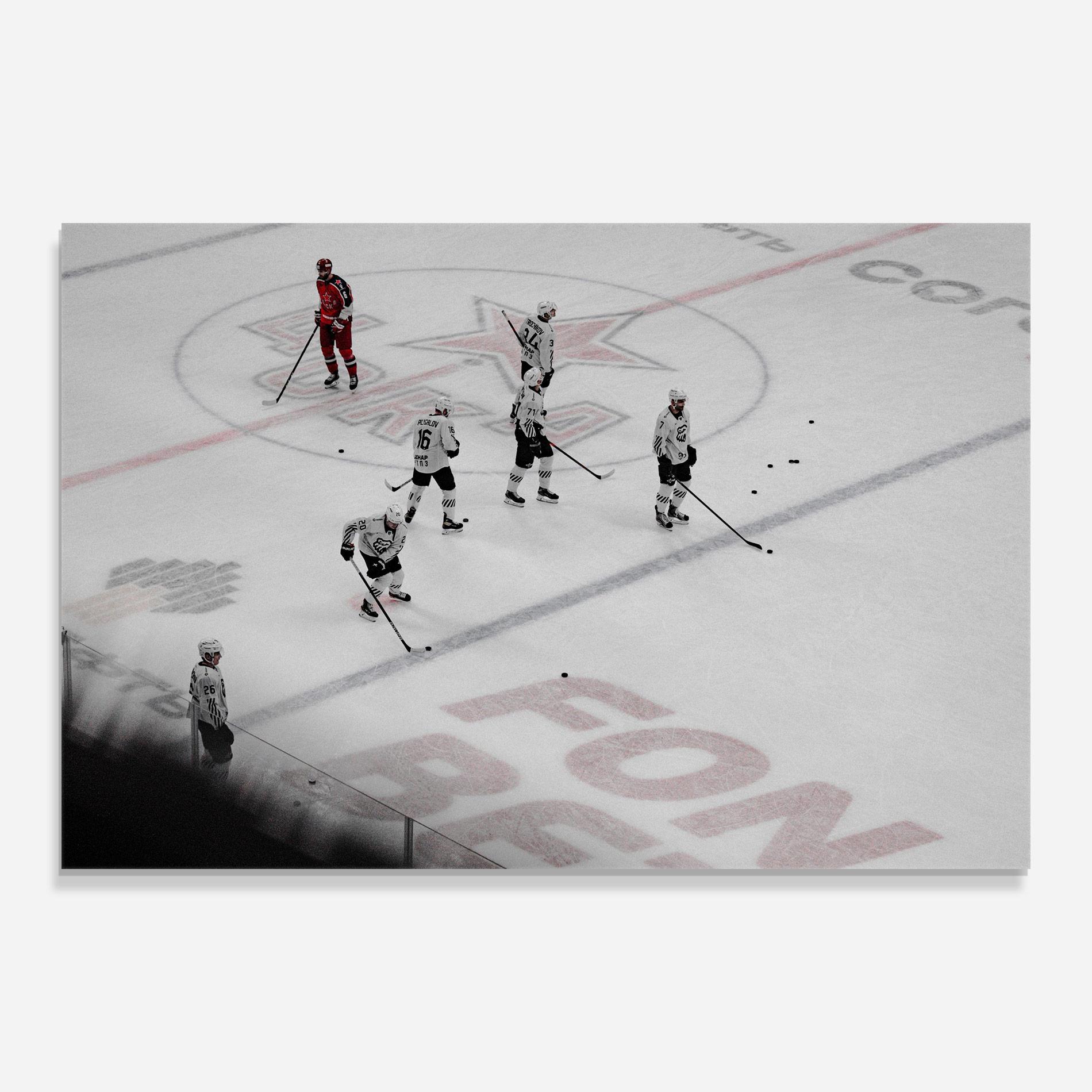 Tablou Sticla Ice Intuition mockup 0