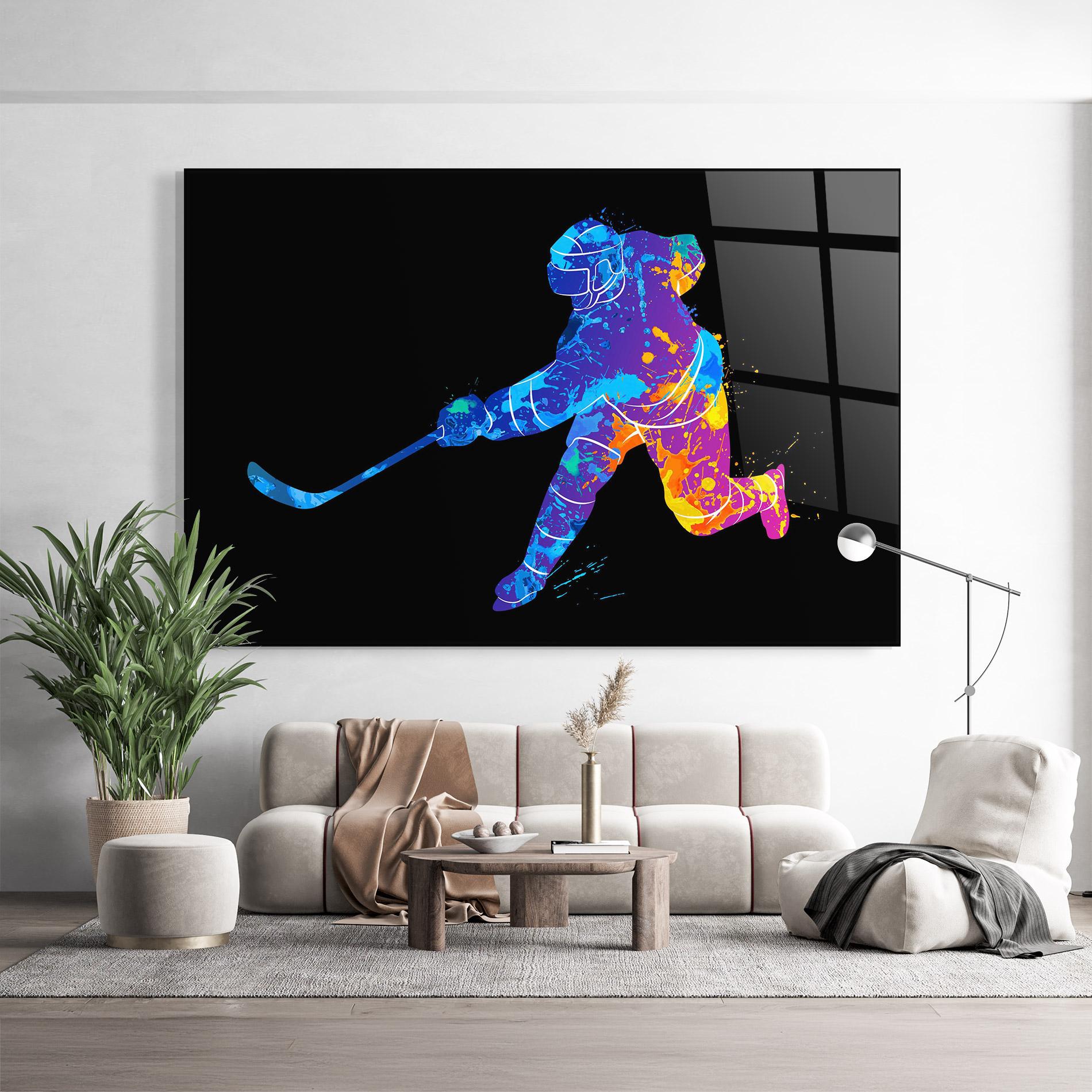 Tablou Sticla Color Mix Art mockup 9