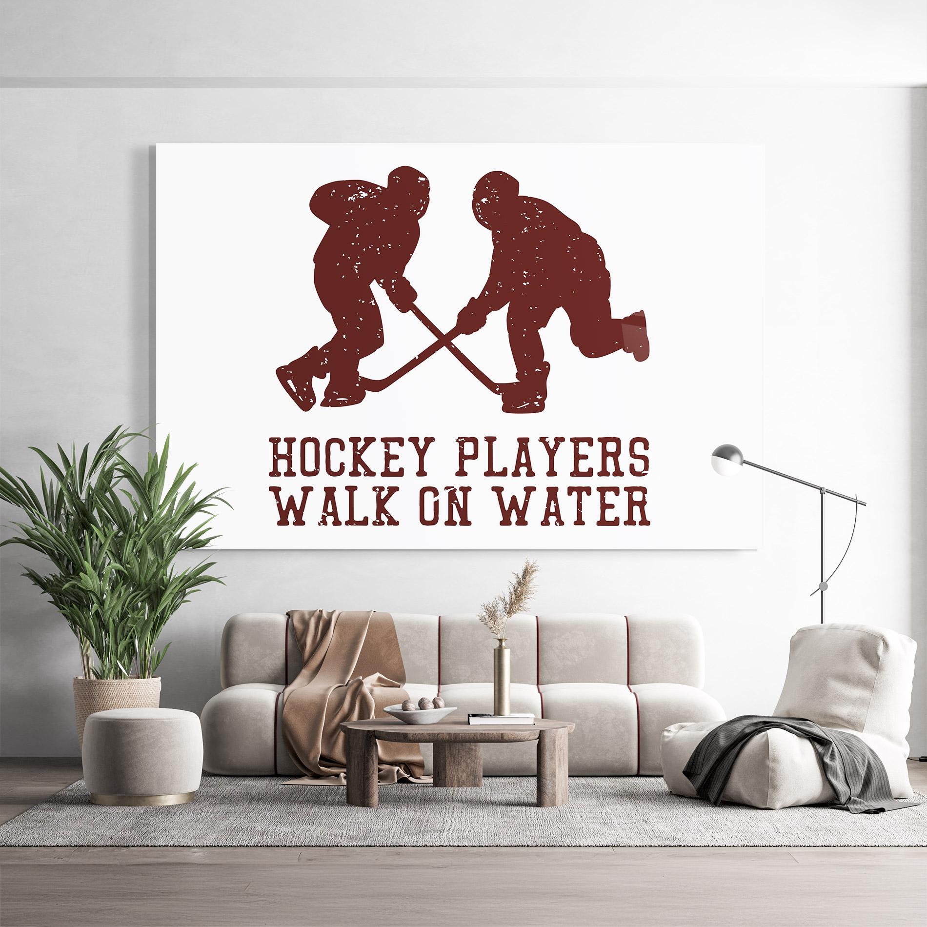 Tablou Sticla Hockey Walk mockup 9
