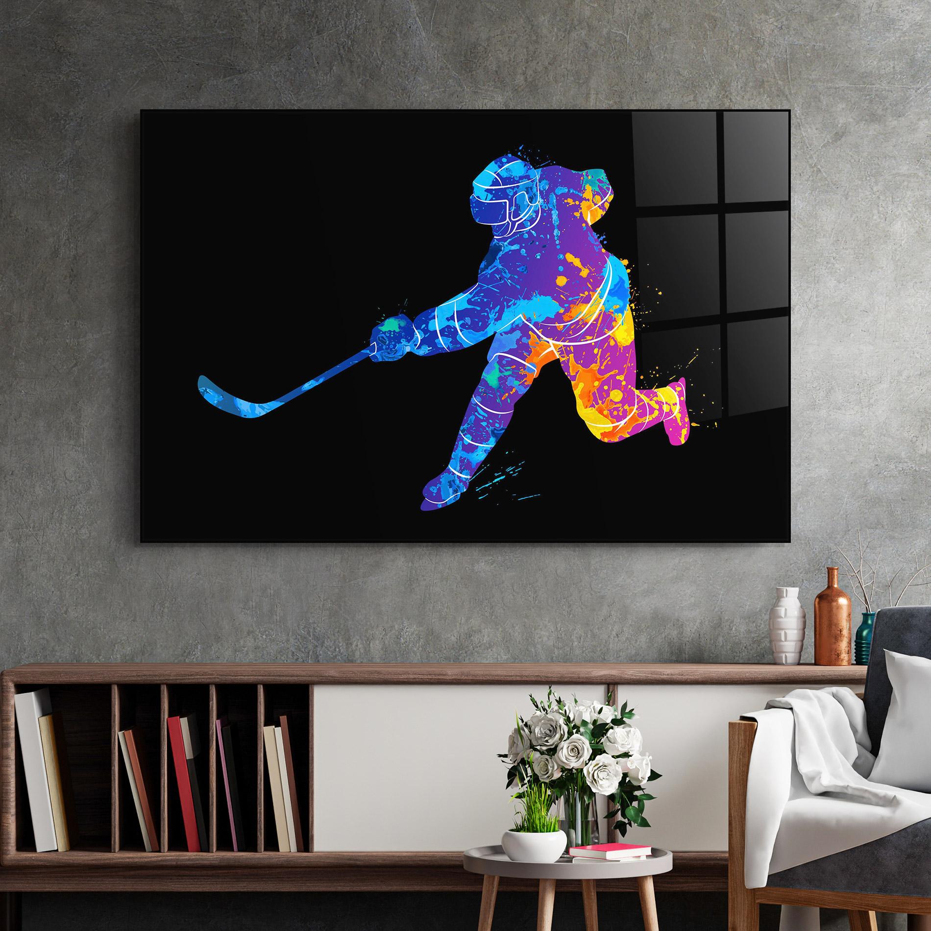 Tablou Sticla Color Mix Art mockup 2