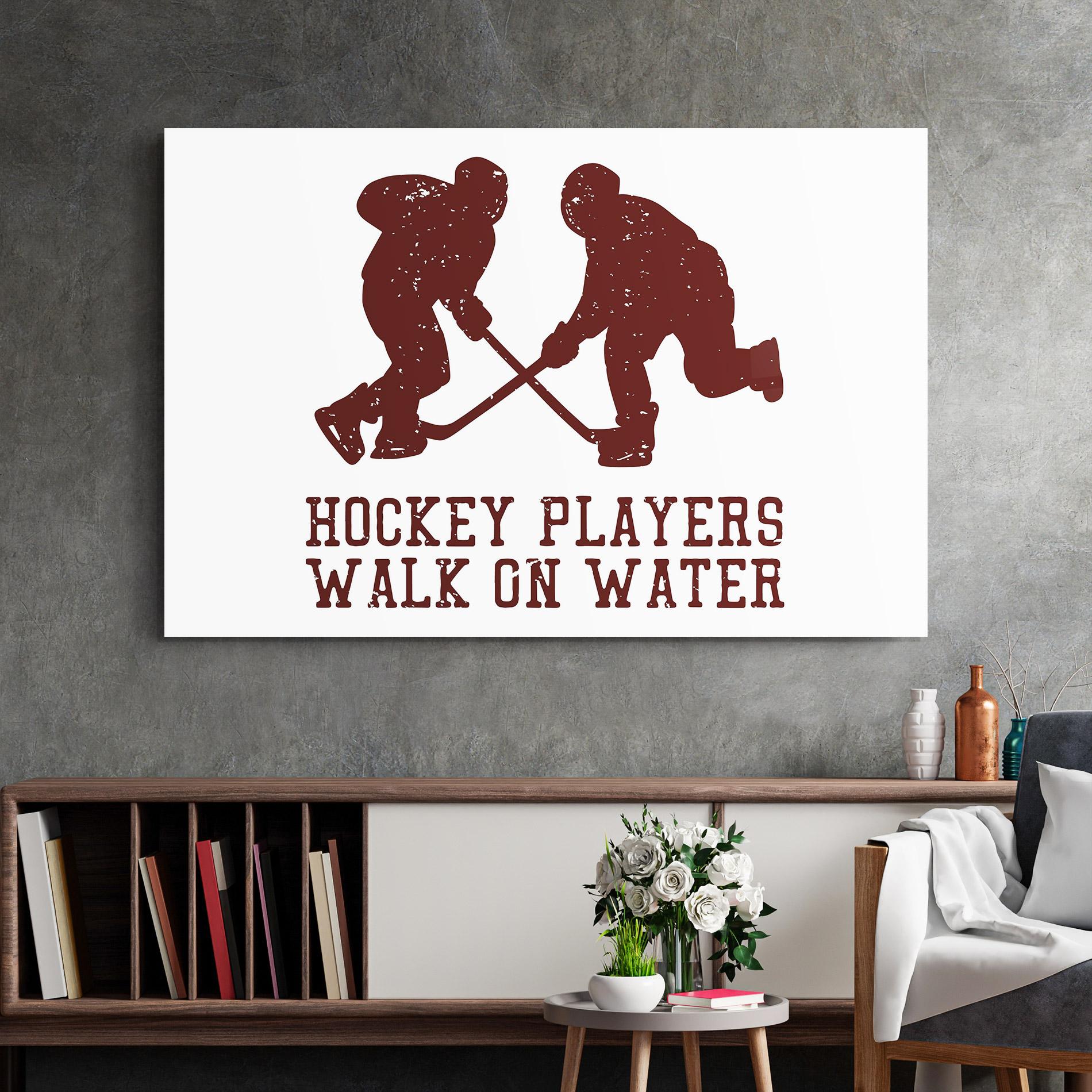 Tablou Sticla Hockey Walk mockup 2