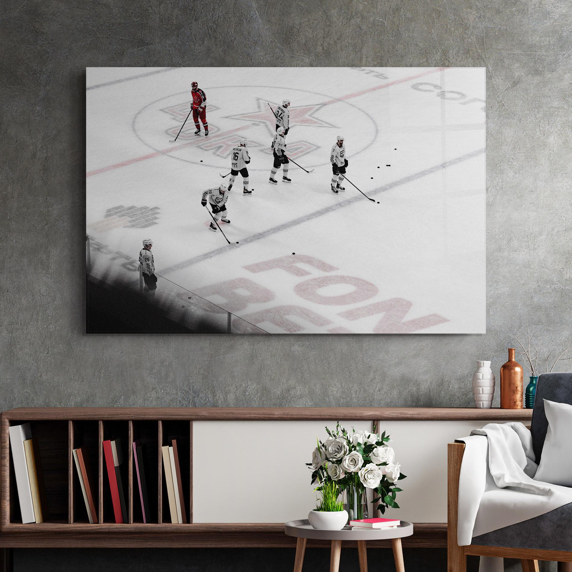 Tablou Sticla Ice Intuition mockup 2