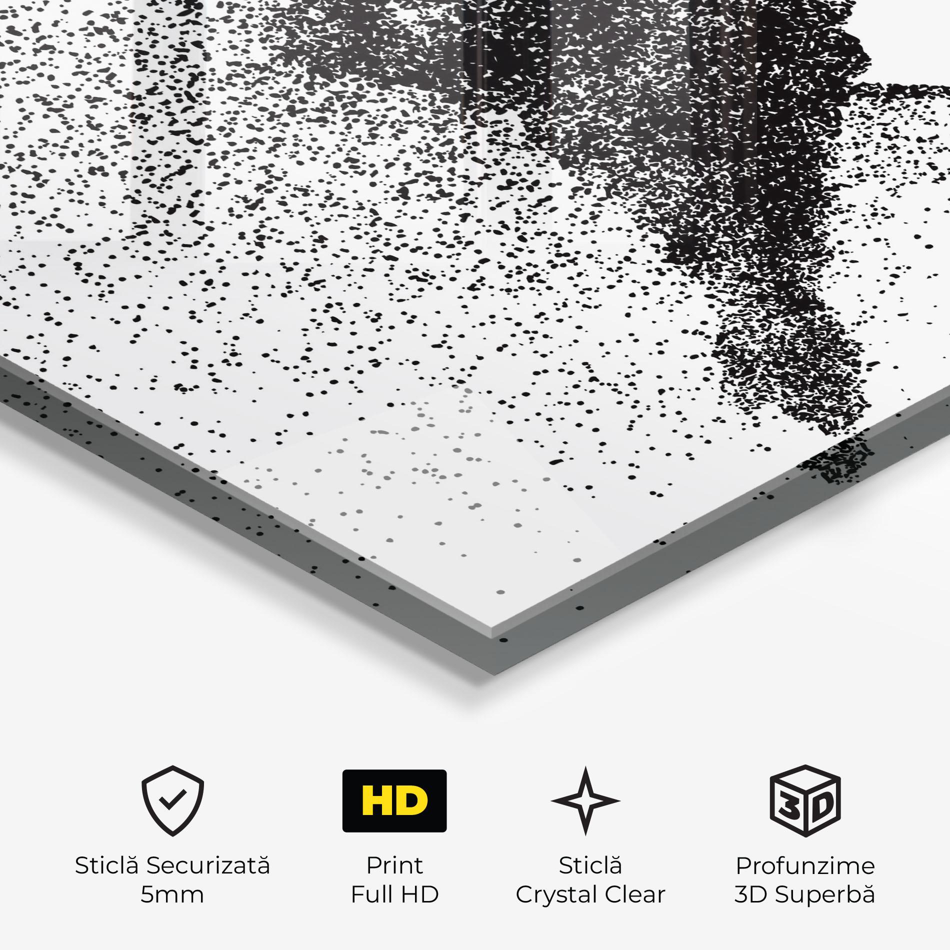 Tablou Sticla Hockey Art mockup 3