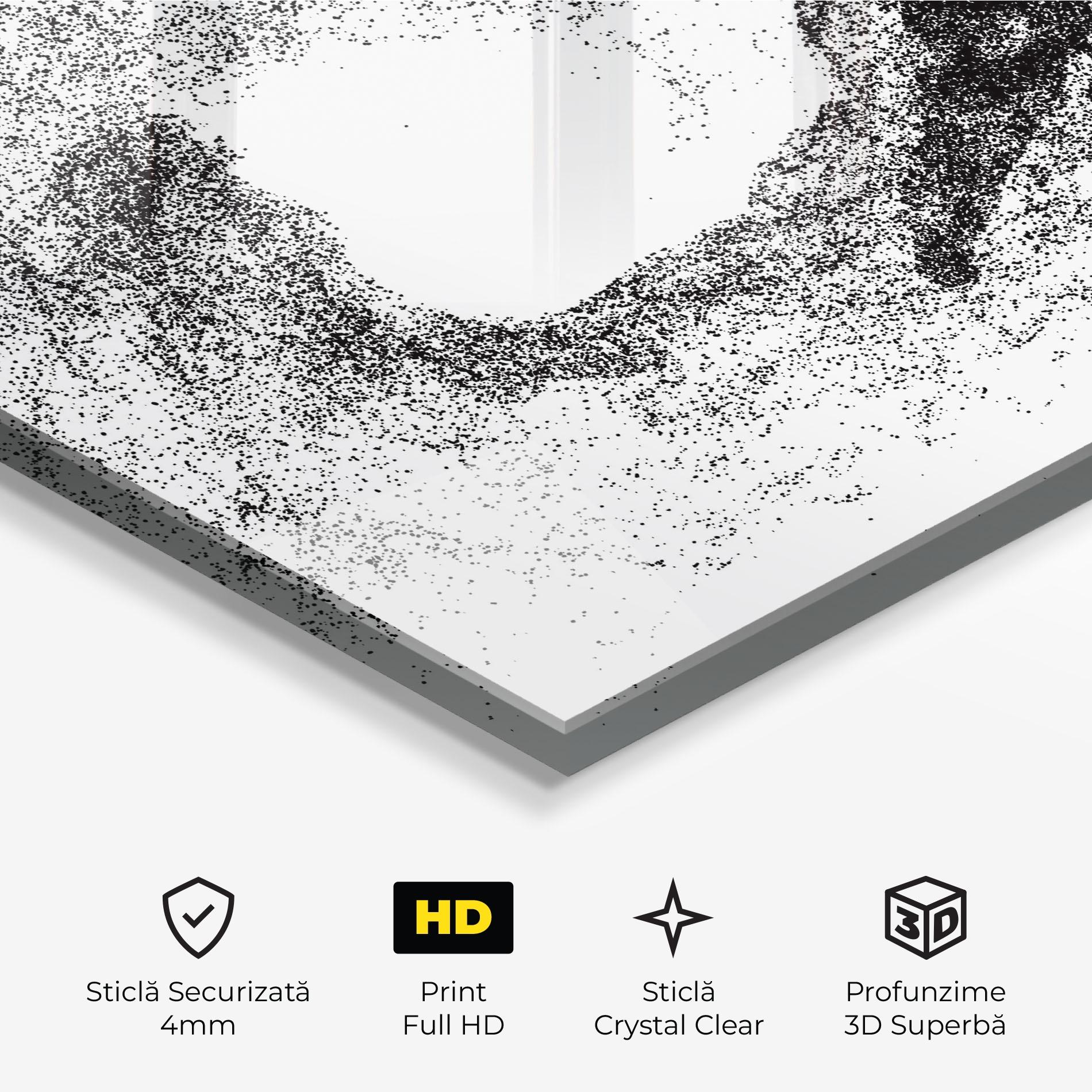 Tablou Sticla Hockey Playing mockup 3