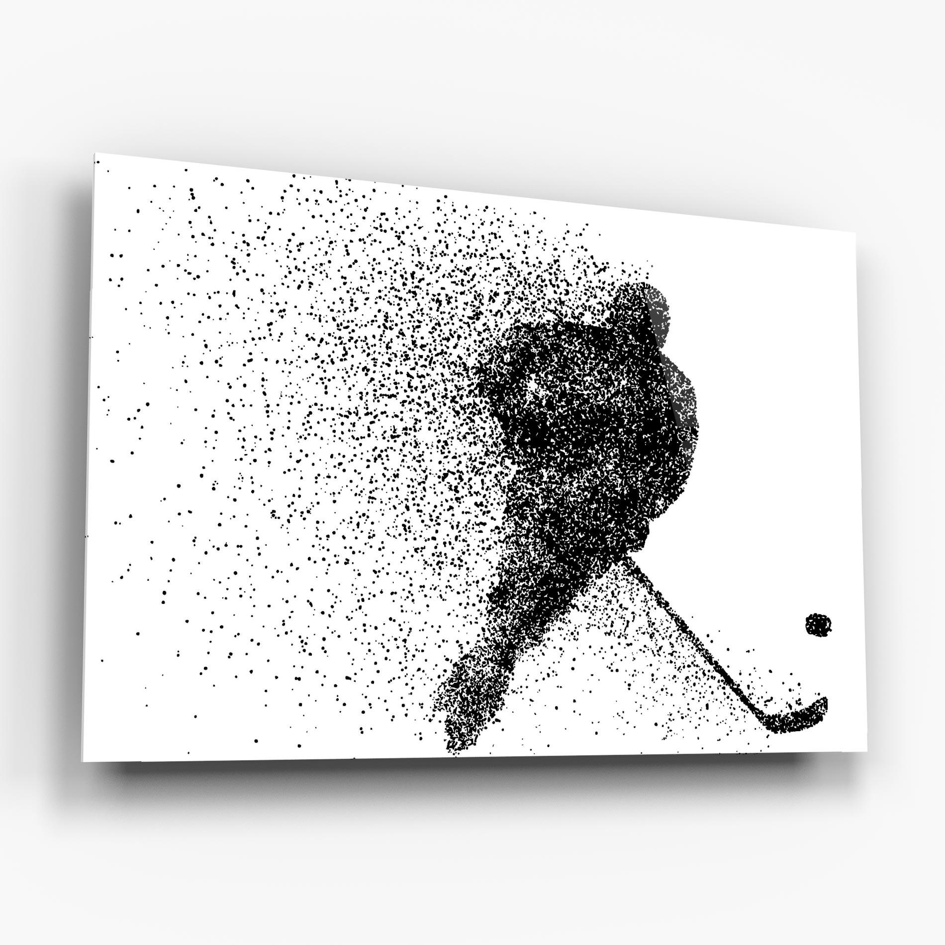 Tablou Sticla Hockey Art mockup 6