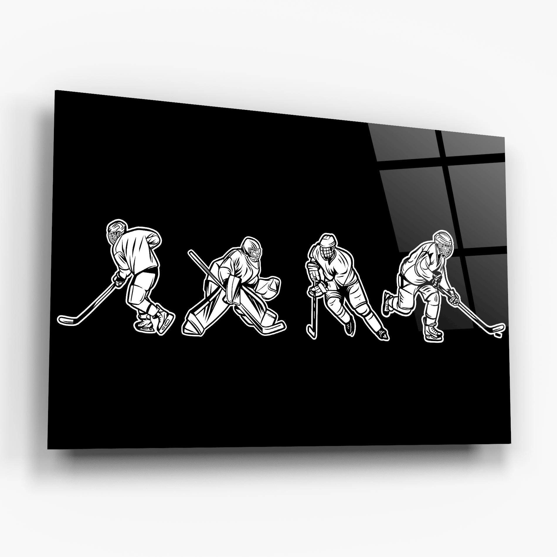 Tablou Sticla Hockey Four mockup 6