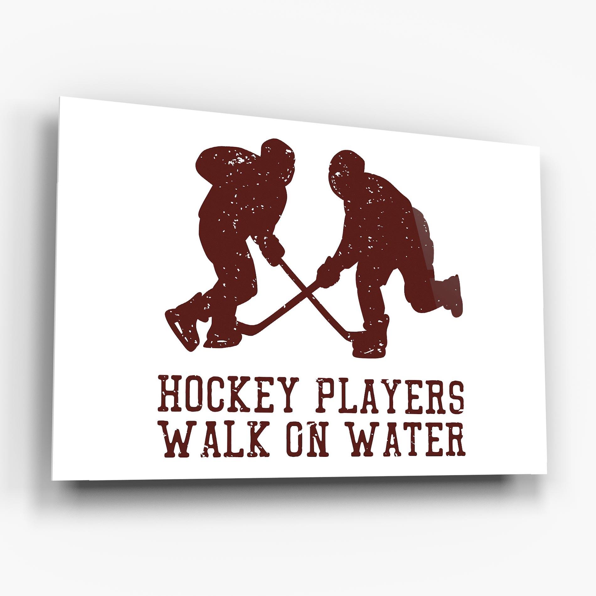 Tablou Sticla Hockey Walk mockup 6