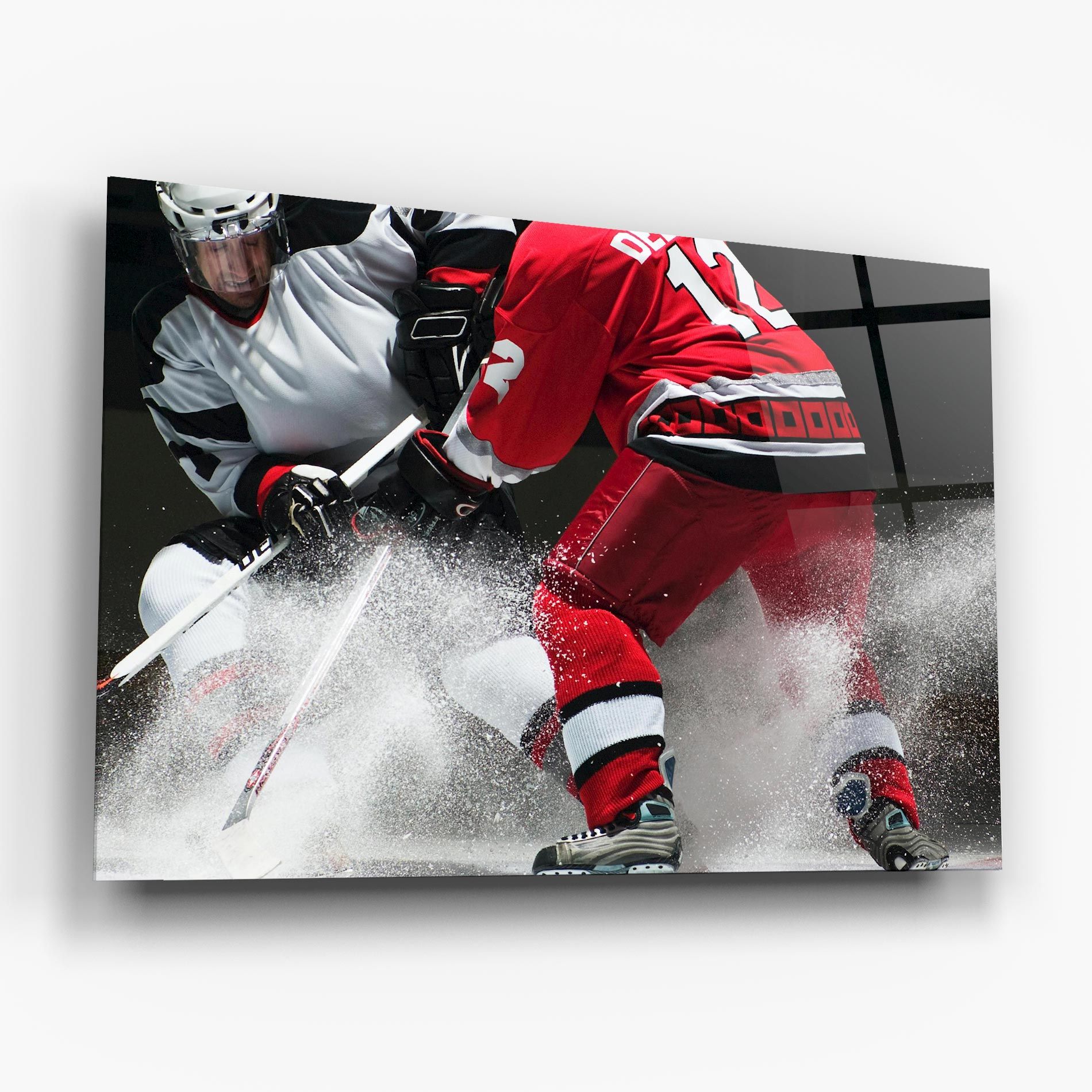 Red Hokey Player mockup 6