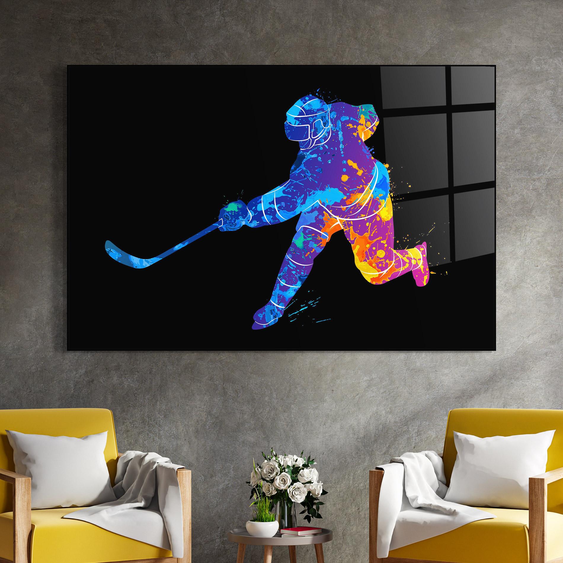 Tablou Sticla Color Mix Art mockup 4