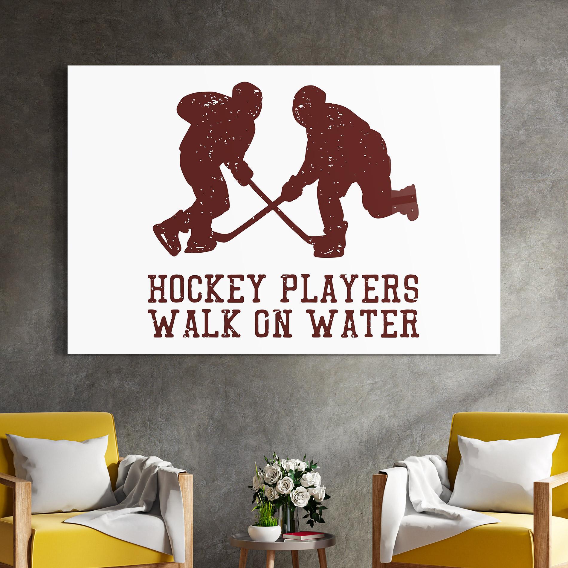 Tablou Sticla Hockey Walk mockup 4