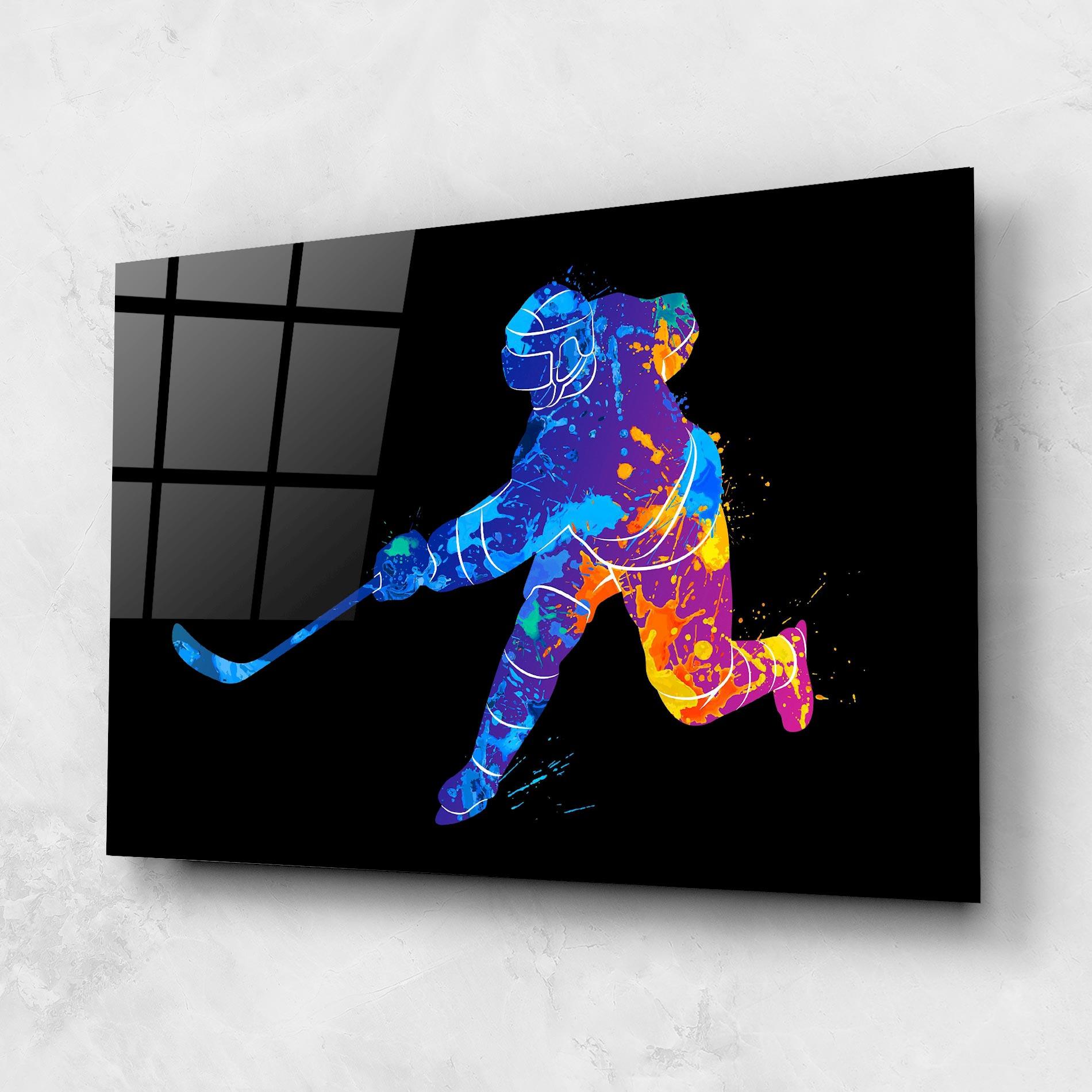 Tablou Sticla Color Mix Art mockup 1