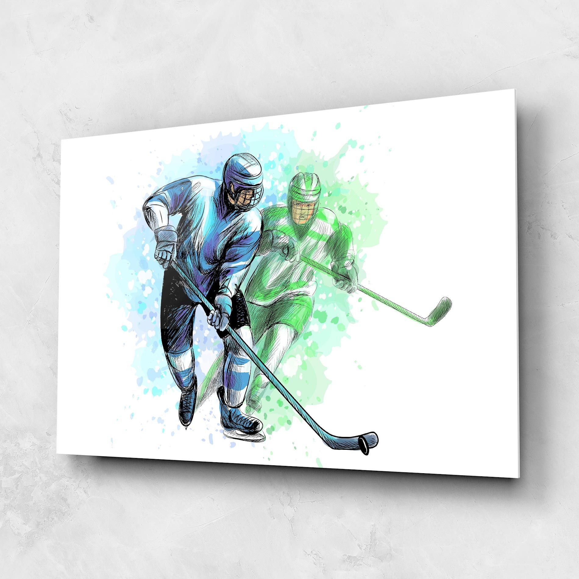 Green Blue Hockey mockup 1