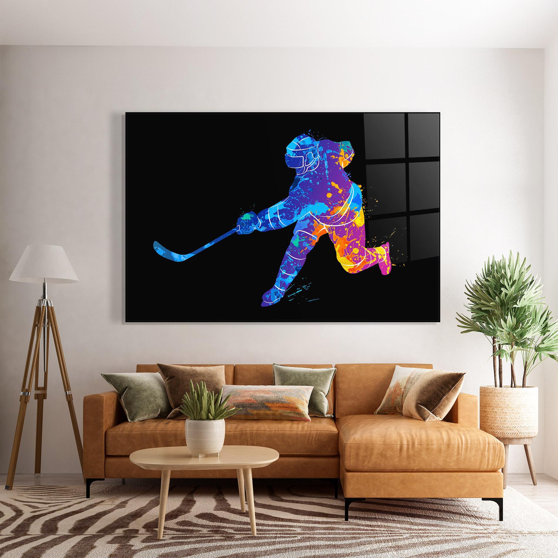 Tablou Sticla Color Mix Art mockup 7