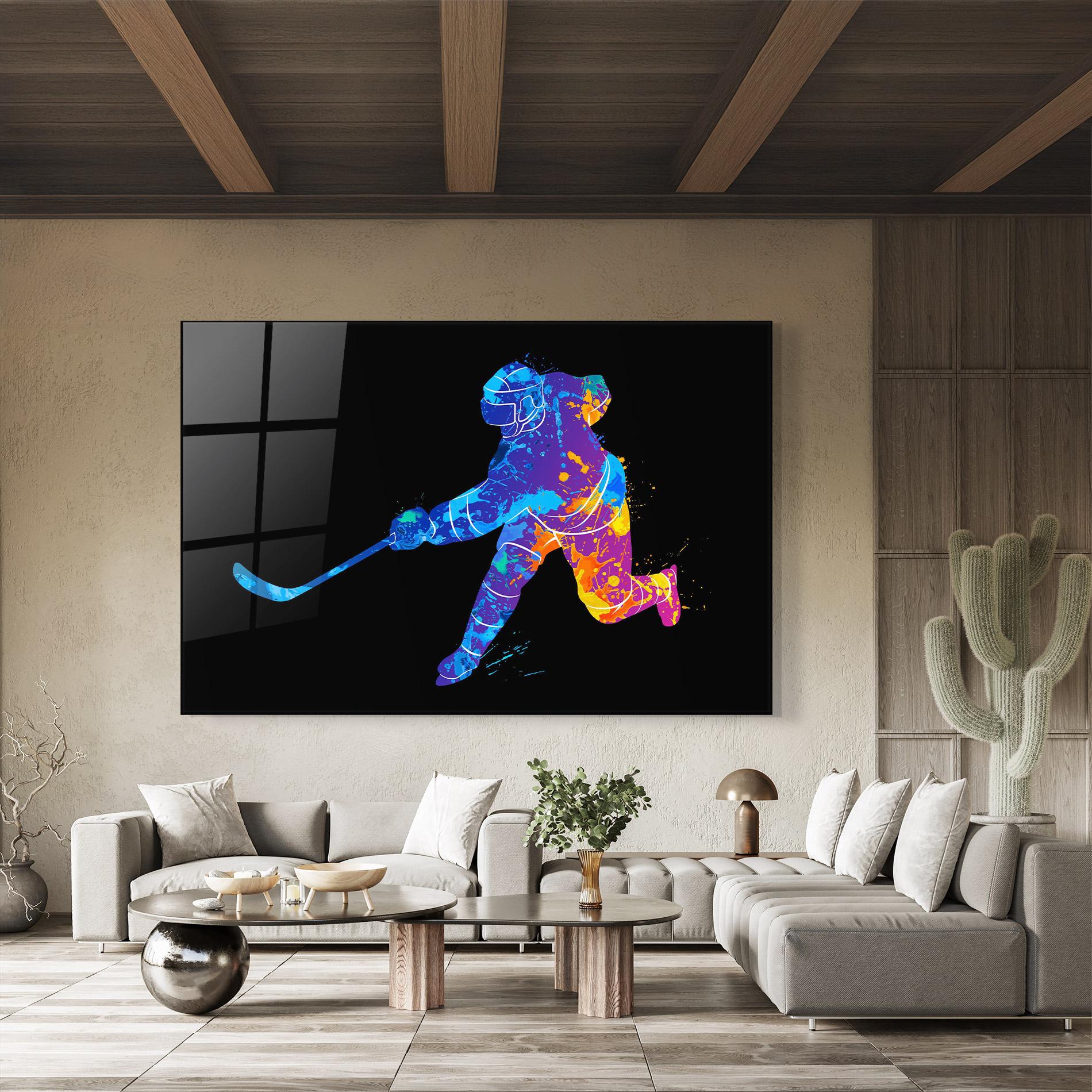 Tablou Sticla Color Mix Art mockup 8