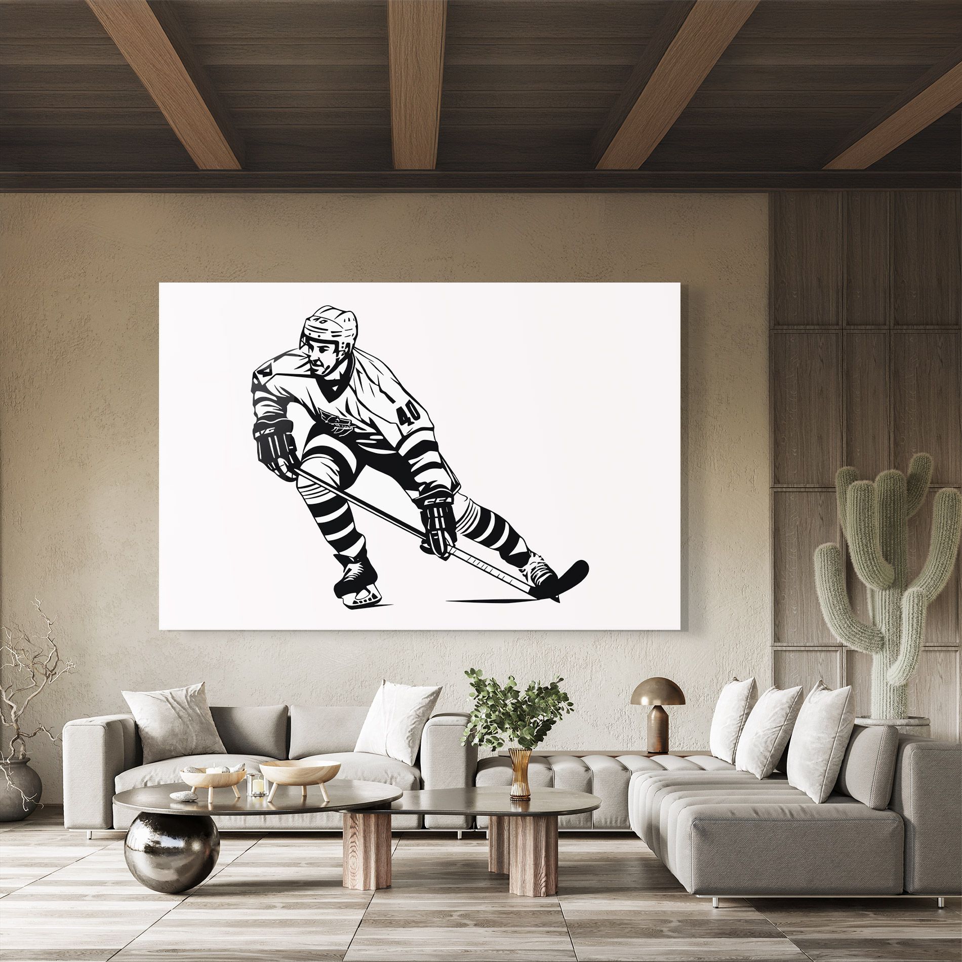 Hockey Player mockup 8