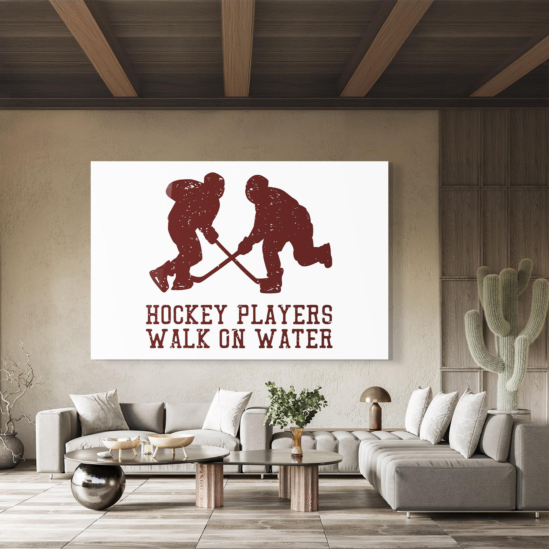 Tablou Sticla Hockey Walk mockup 8