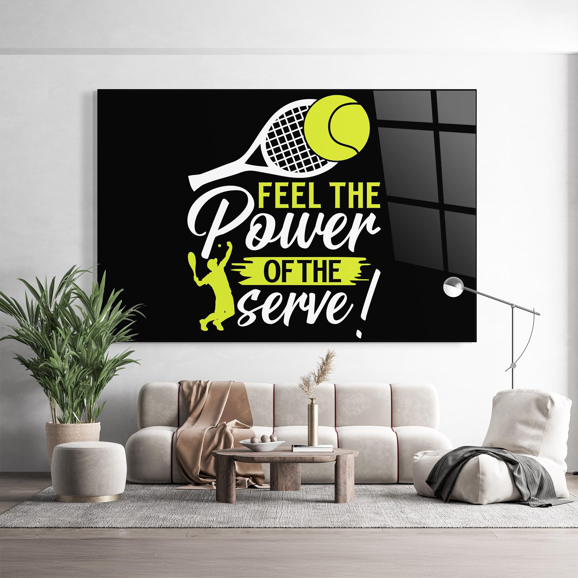 Tablou Sticla Power Serve mockup 9