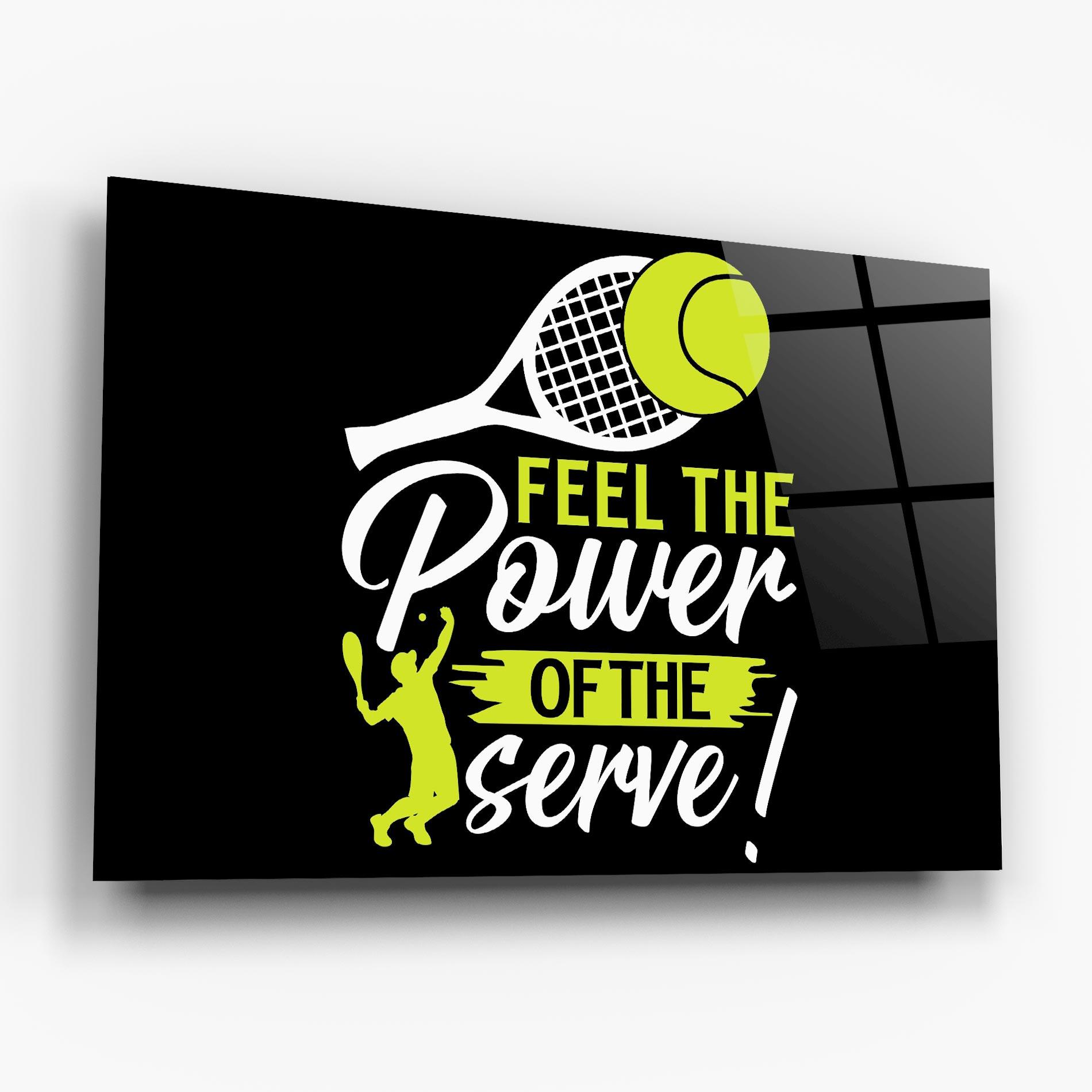 Tablou Sticla Power Serve mockup 6