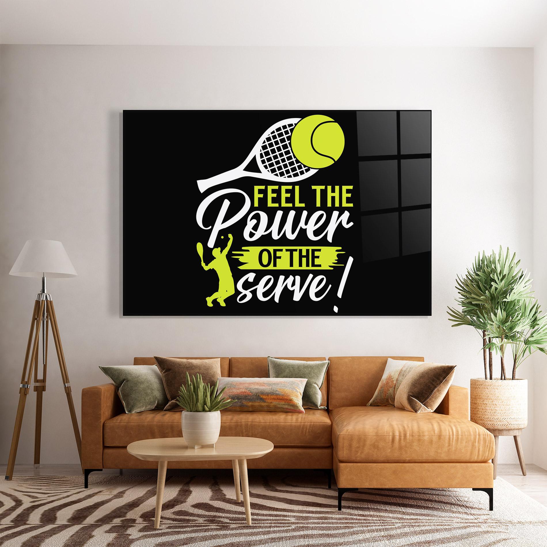 Tablou Sticla Power Serve mockup 7