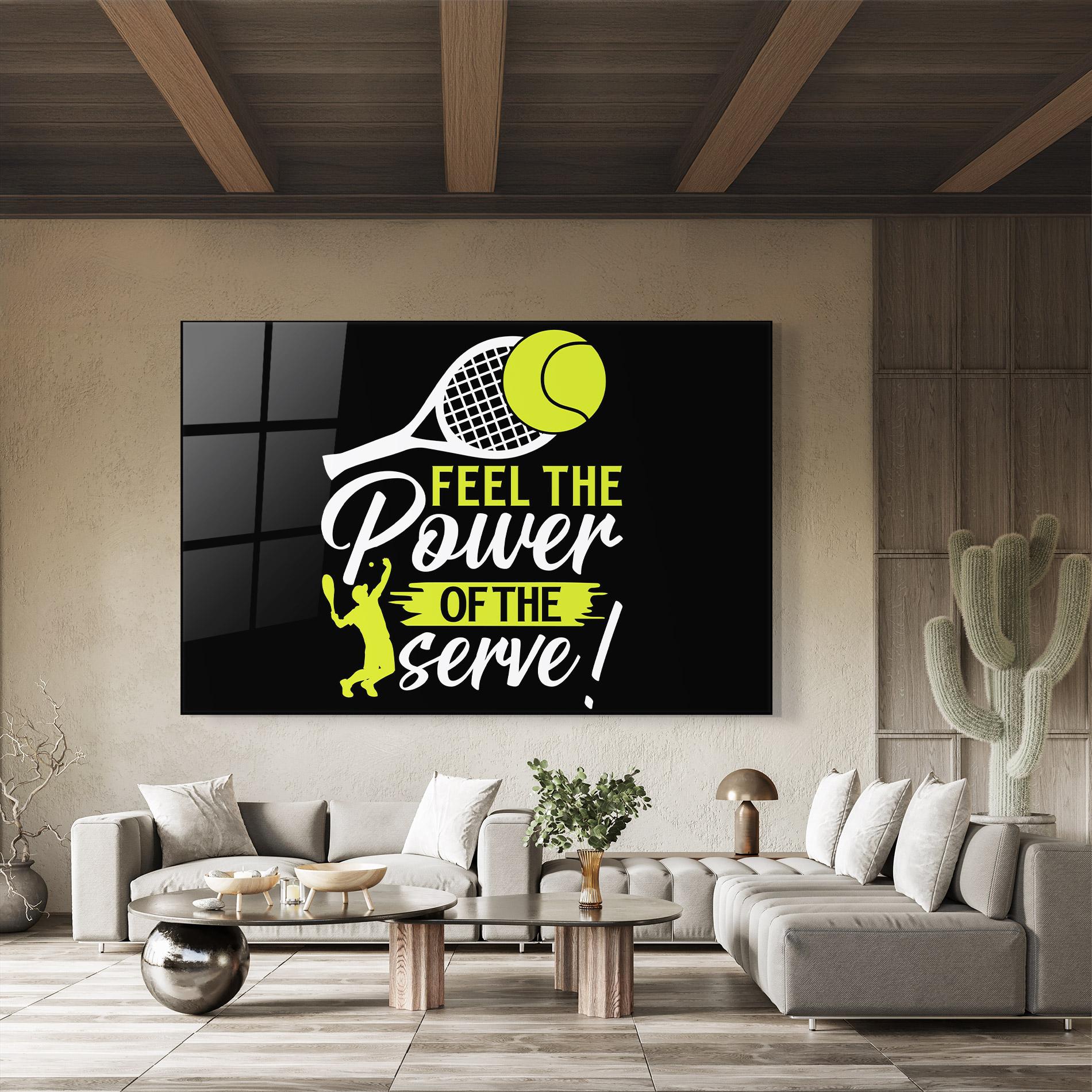Tablou Sticla Power Serve mockup 8