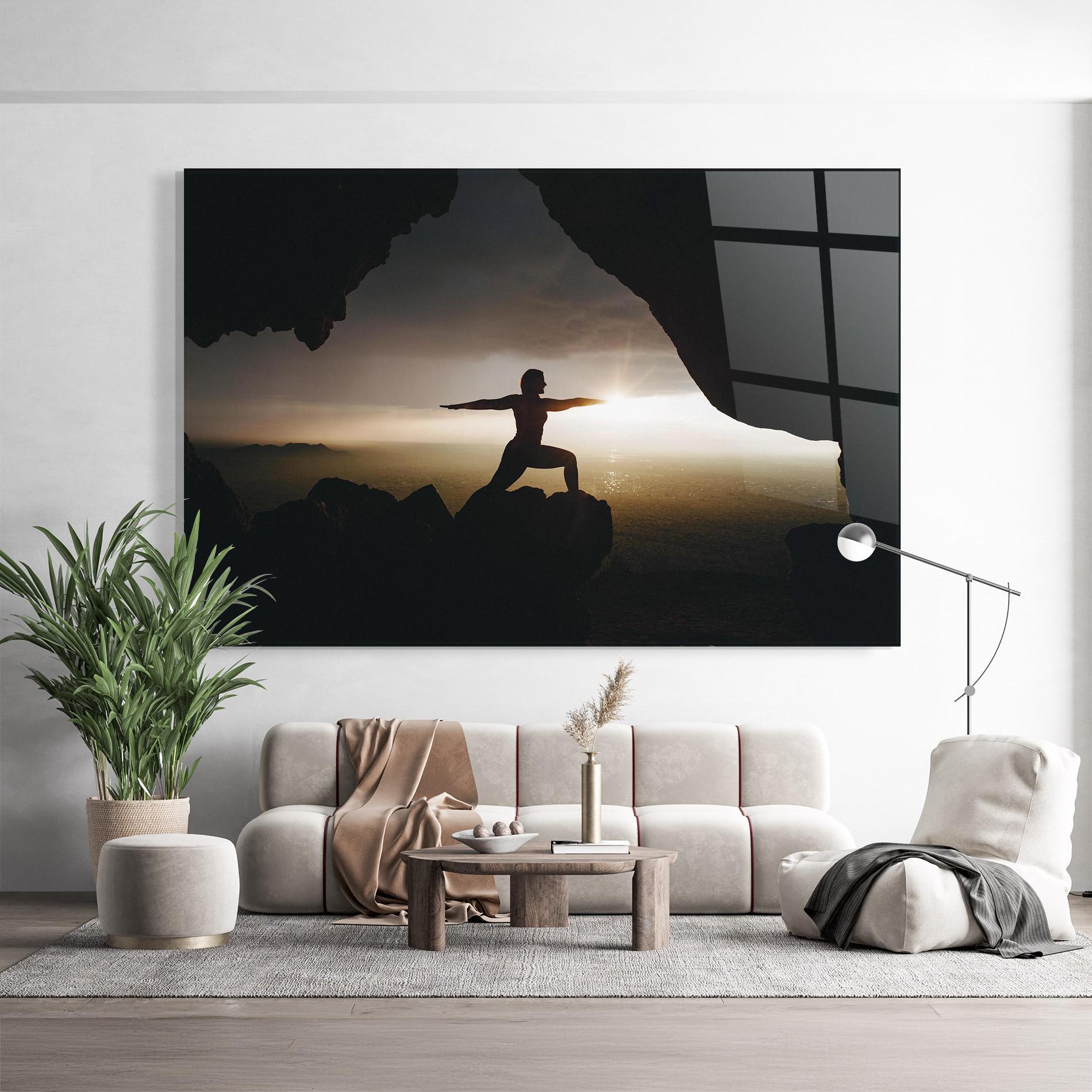 Tablou Sticla Harmony Hues mockup 9