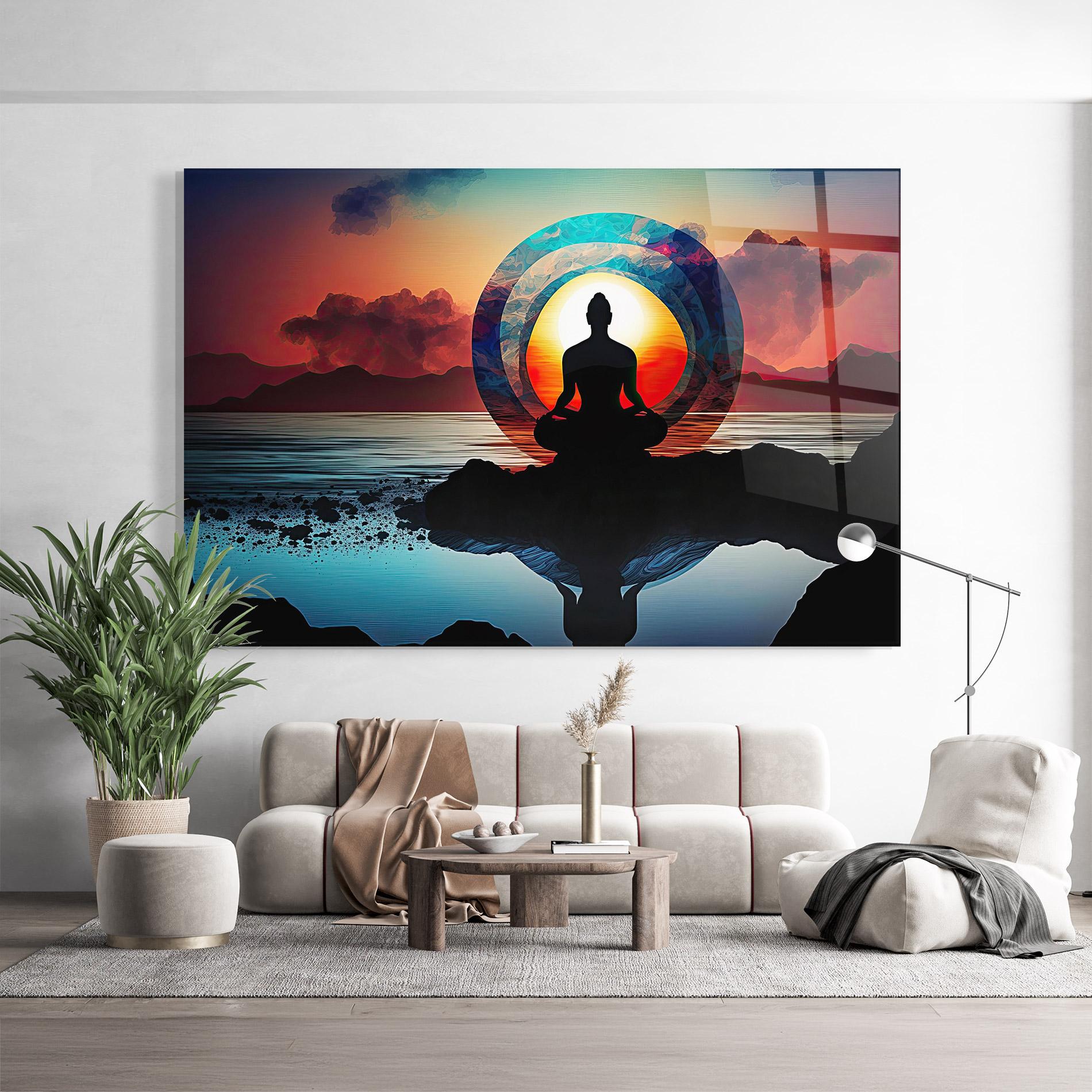 Tablou Sticla Om Orbit mockup 9