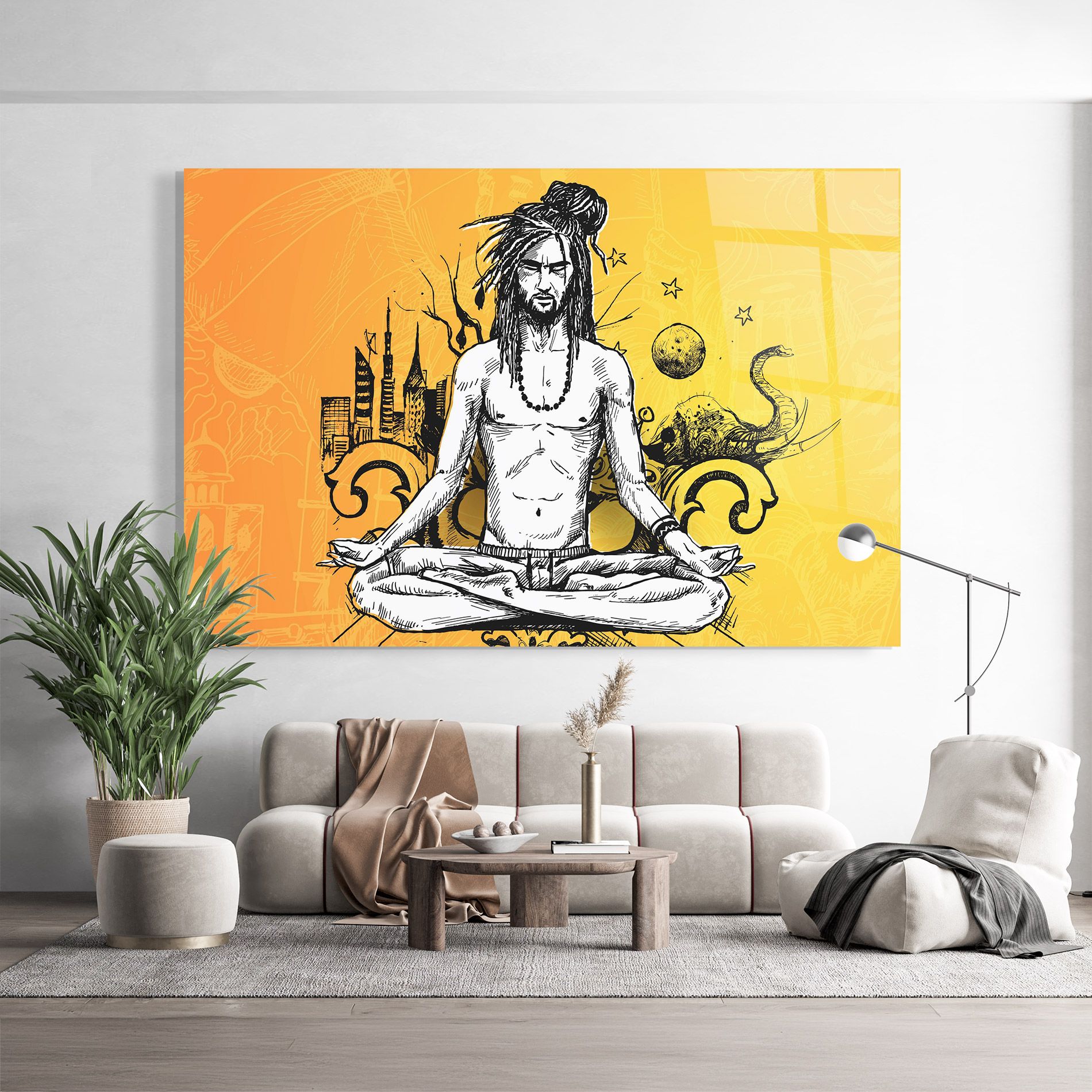 Orange Meditation mockup 9
