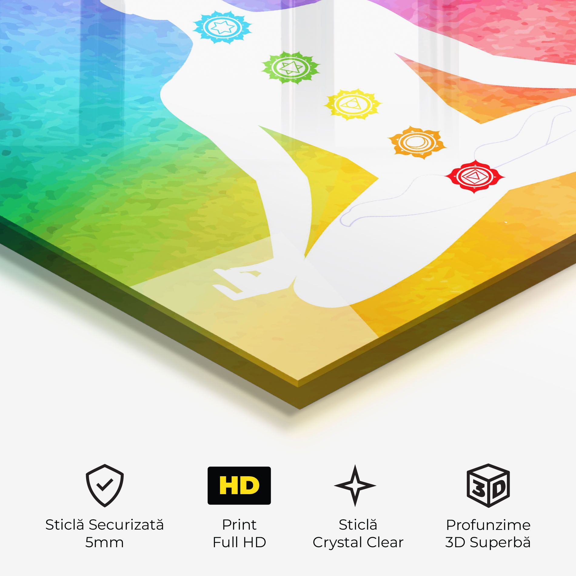 Colorful Yoga Pose mockup 3