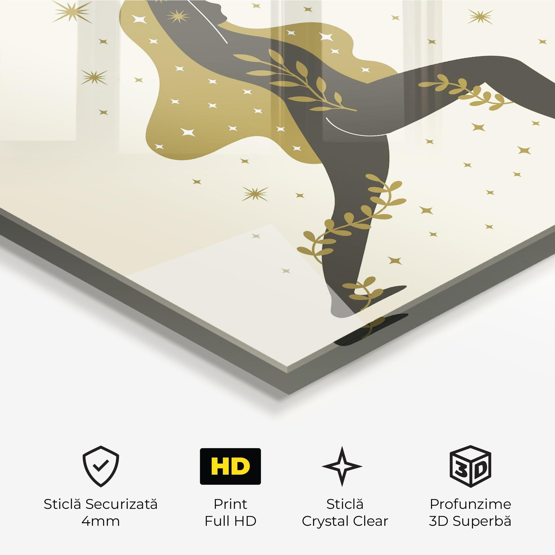 Tablou Sticla Chandrasana mockup 3