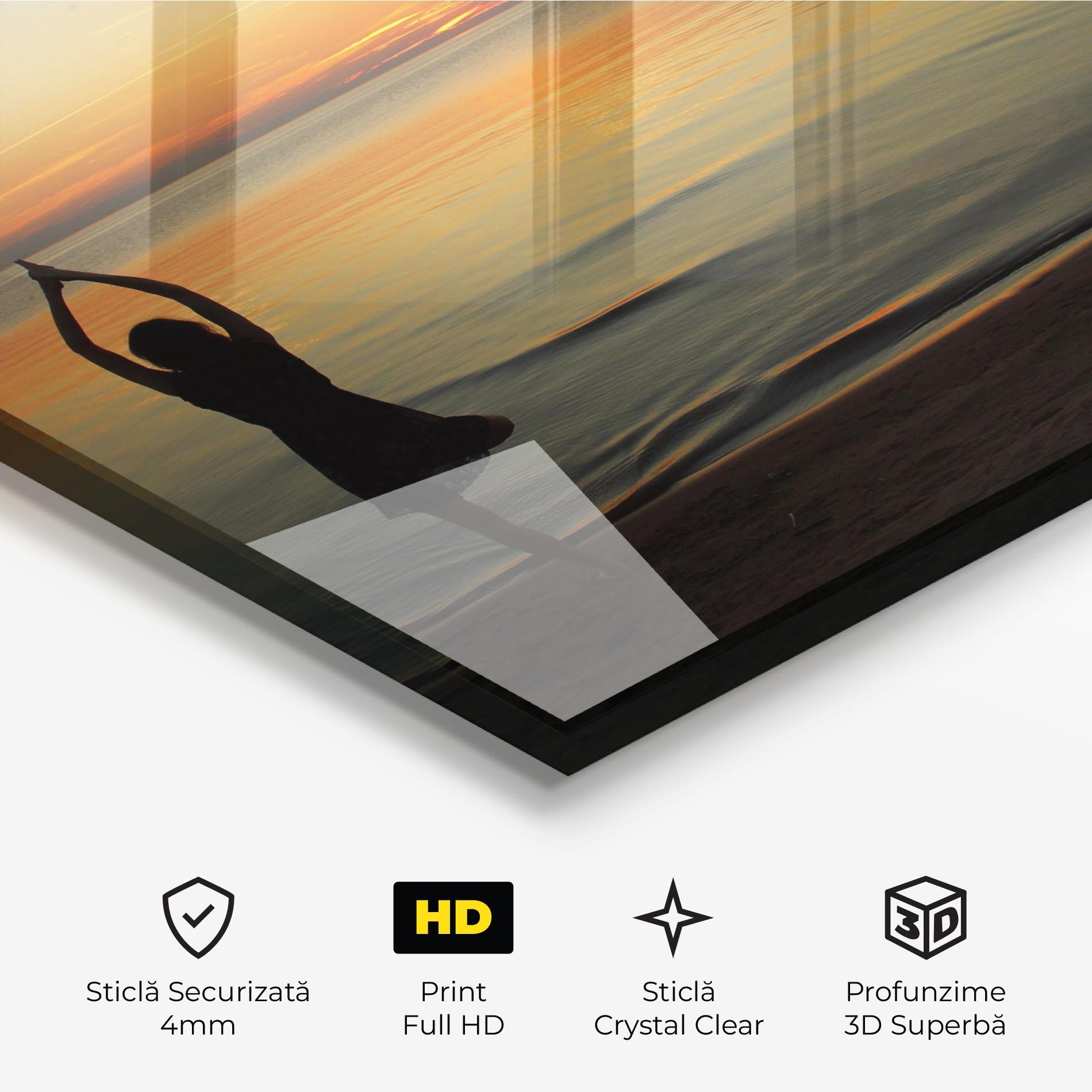 Tablou Sticla Gentle Growth mockup 3