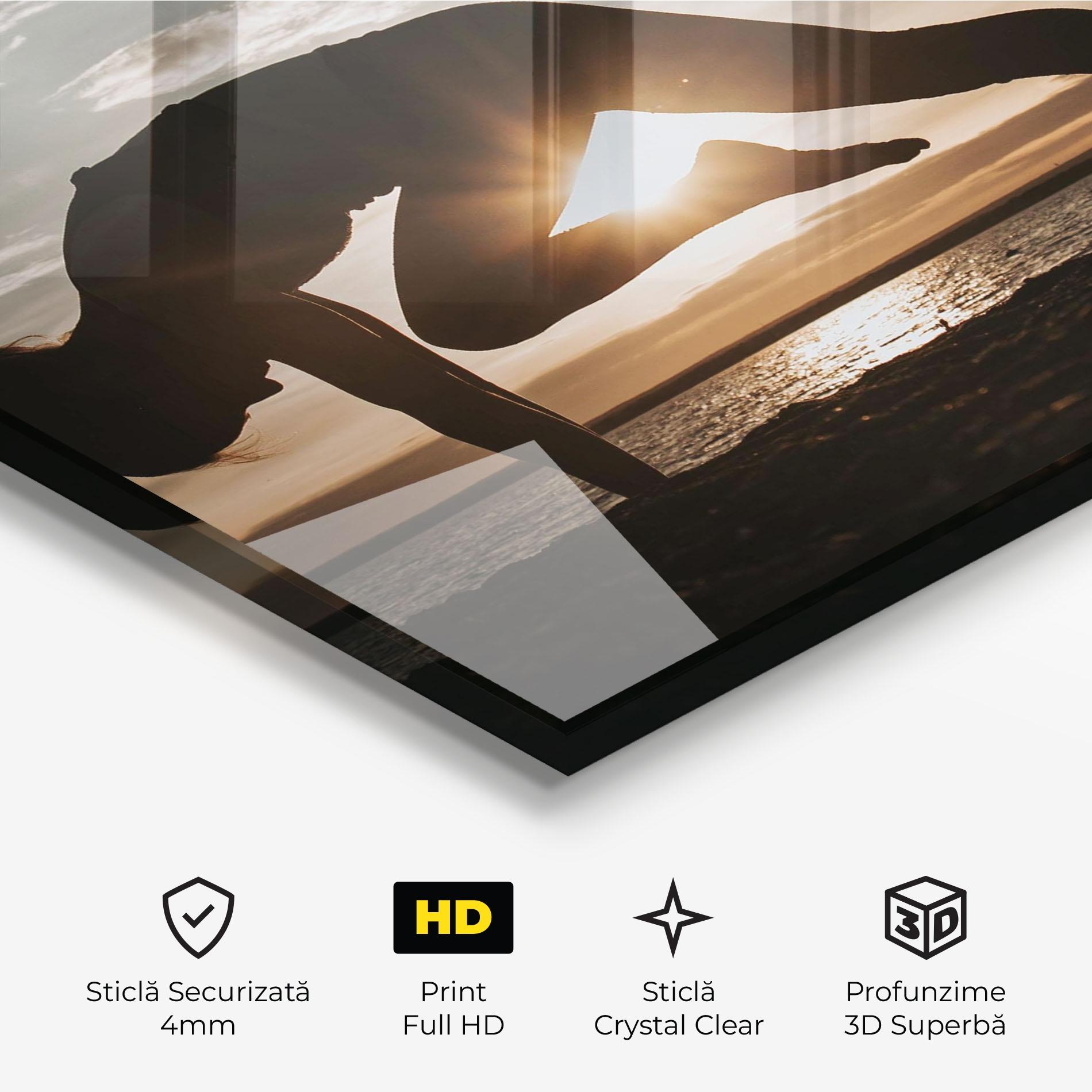 Tablou Sticla Harmony Hush mockup 3