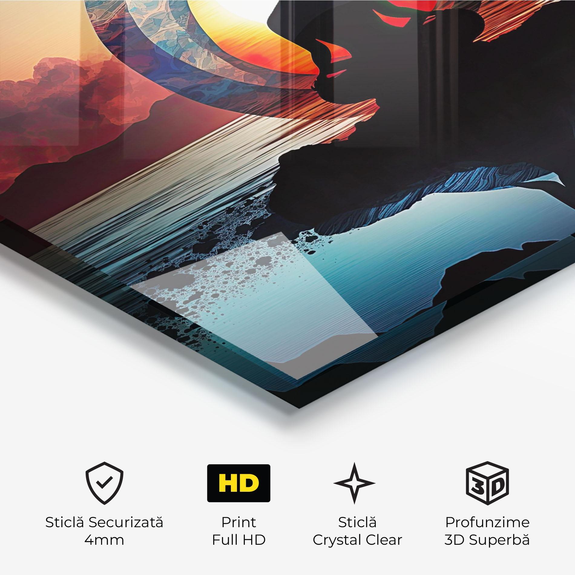 Tablou Sticla Om Orbit mockup 3