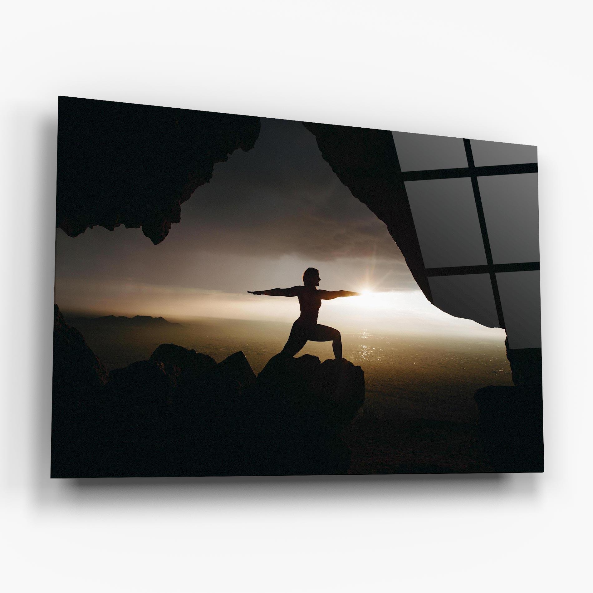 Tablou Sticla Harmony Hues mockup 6